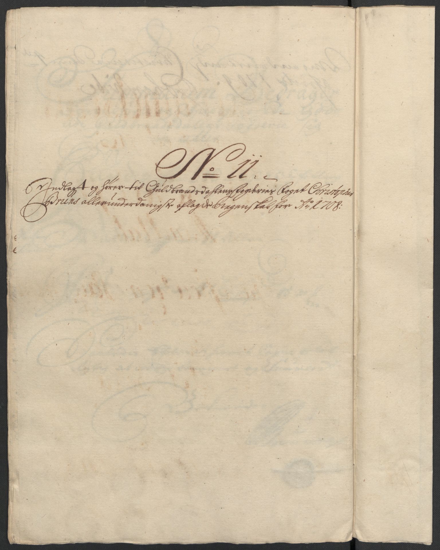 Rentekammeret inntil 1814, Reviderte regnskaper, Fogderegnskap, RA/EA-4092/R17/L1179: Fogderegnskap Gudbrandsdal, 1708-1710, p. 105