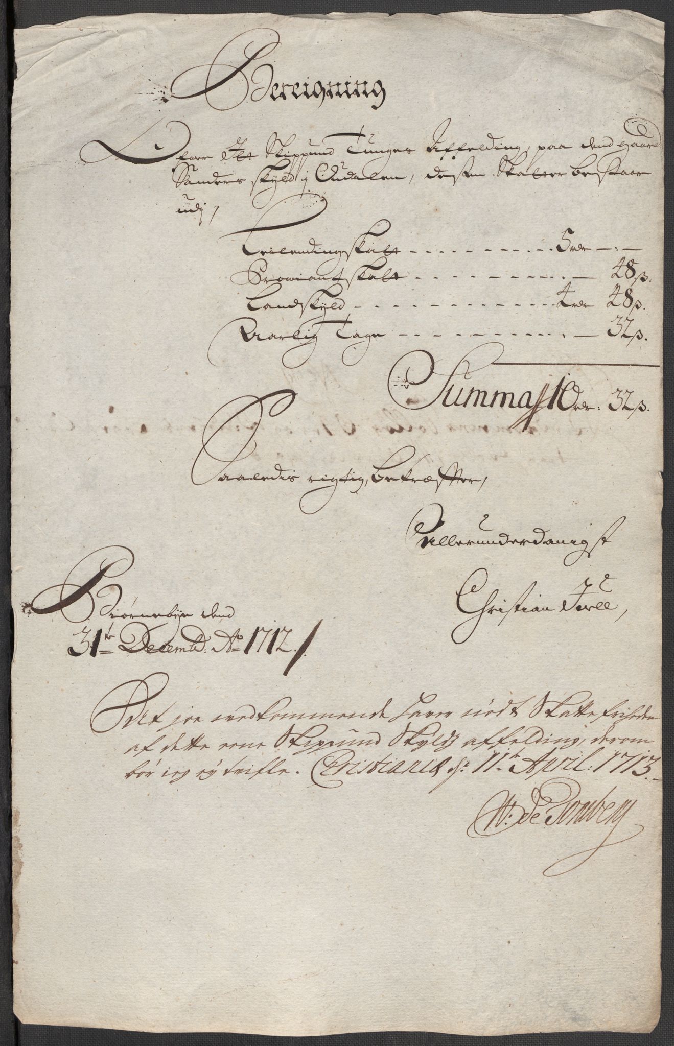 Rentekammeret inntil 1814, Reviderte regnskaper, Fogderegnskap, RA/EA-4092/R13/L0849: Fogderegnskap Solør, Odal og Østerdal, 1712, p. 379