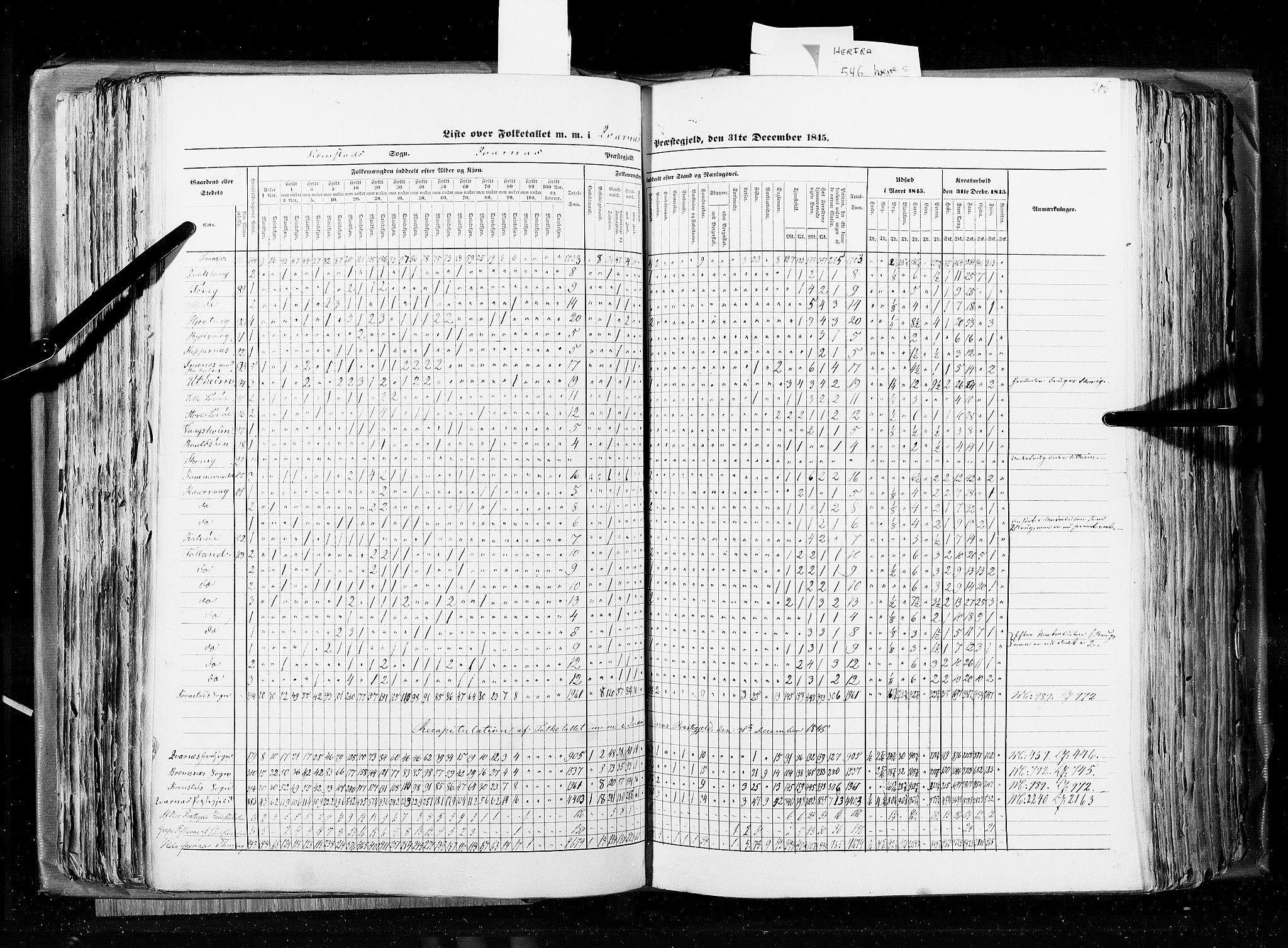 RA, Census 1845, vol. 8: Romsdal amt og Søndre Trondhjems amt, 1845, p. 206