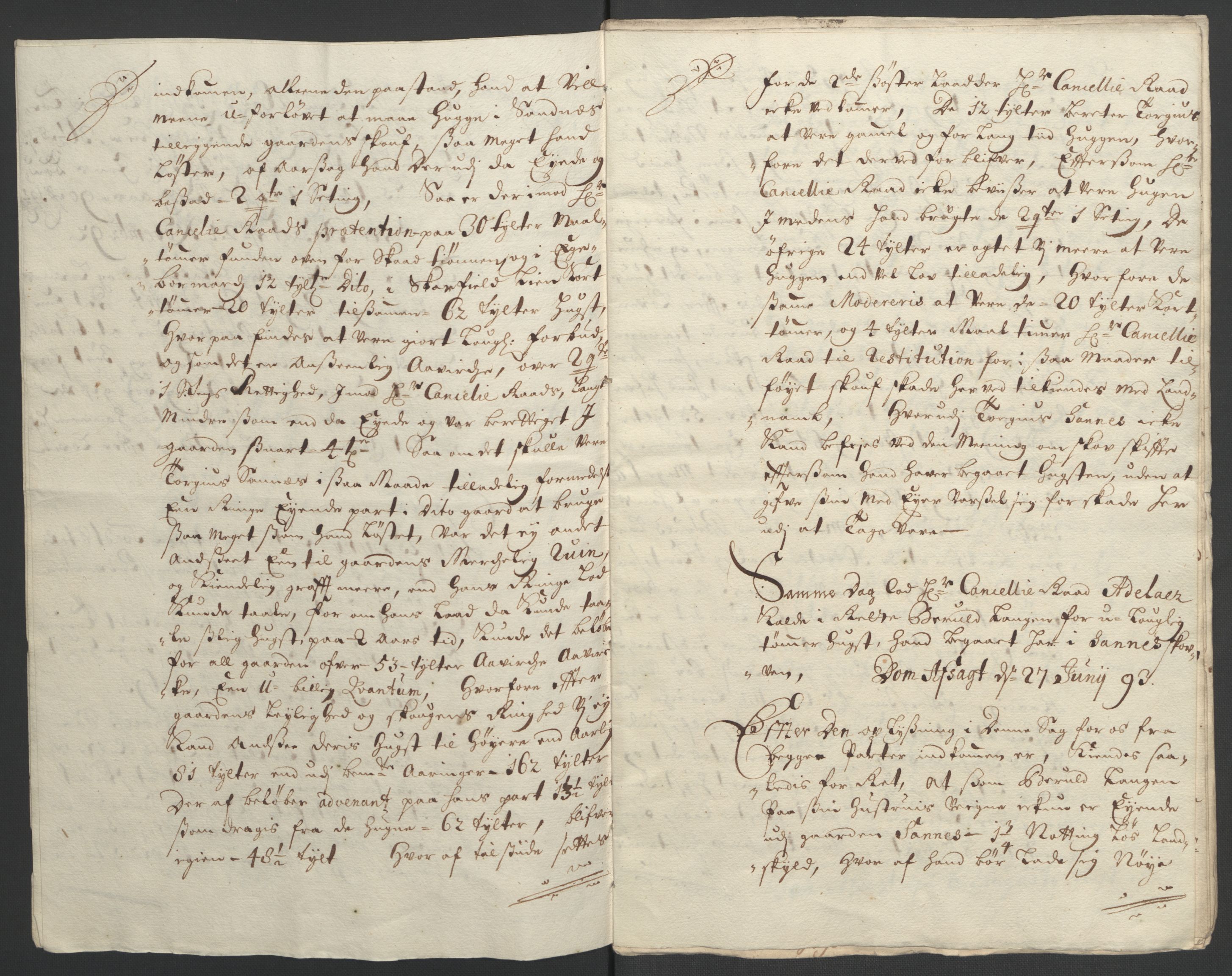 Rentekammeret inntil 1814, Reviderte regnskaper, Fogderegnskap, AV/RA-EA-4092/R34/L2053: Fogderegnskap Bamble, 1693, p. 328