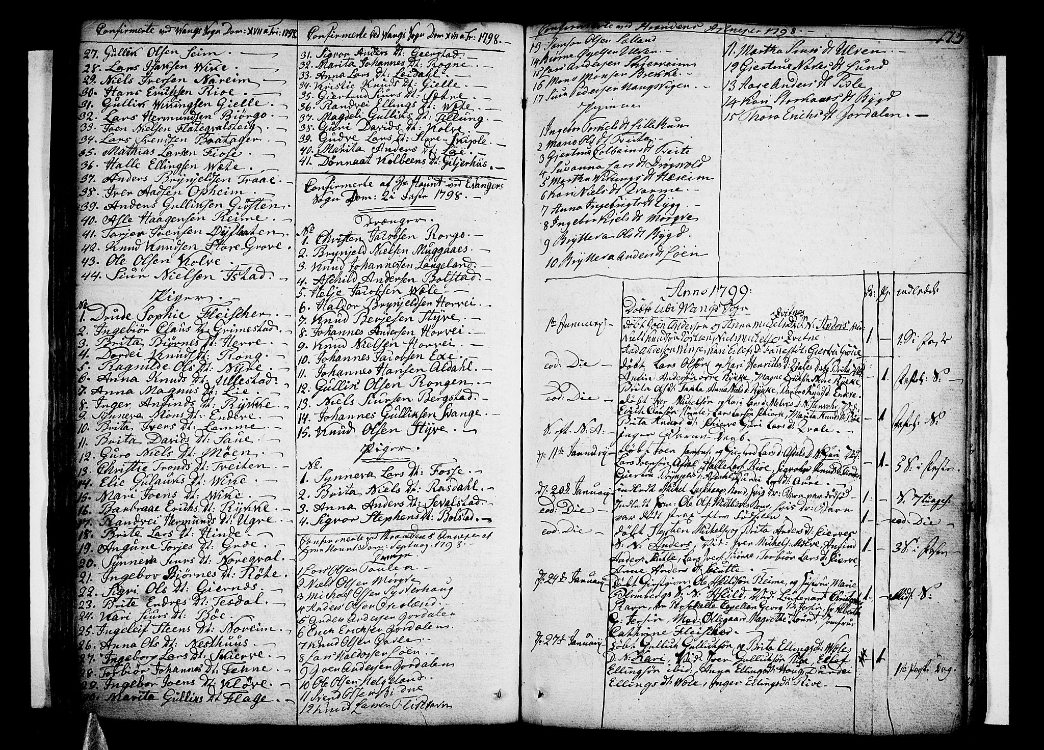Voss sokneprestembete, SAB/A-79001/H/Haa: Parish register (official) no. A 9, 1780-1810, p. 175
