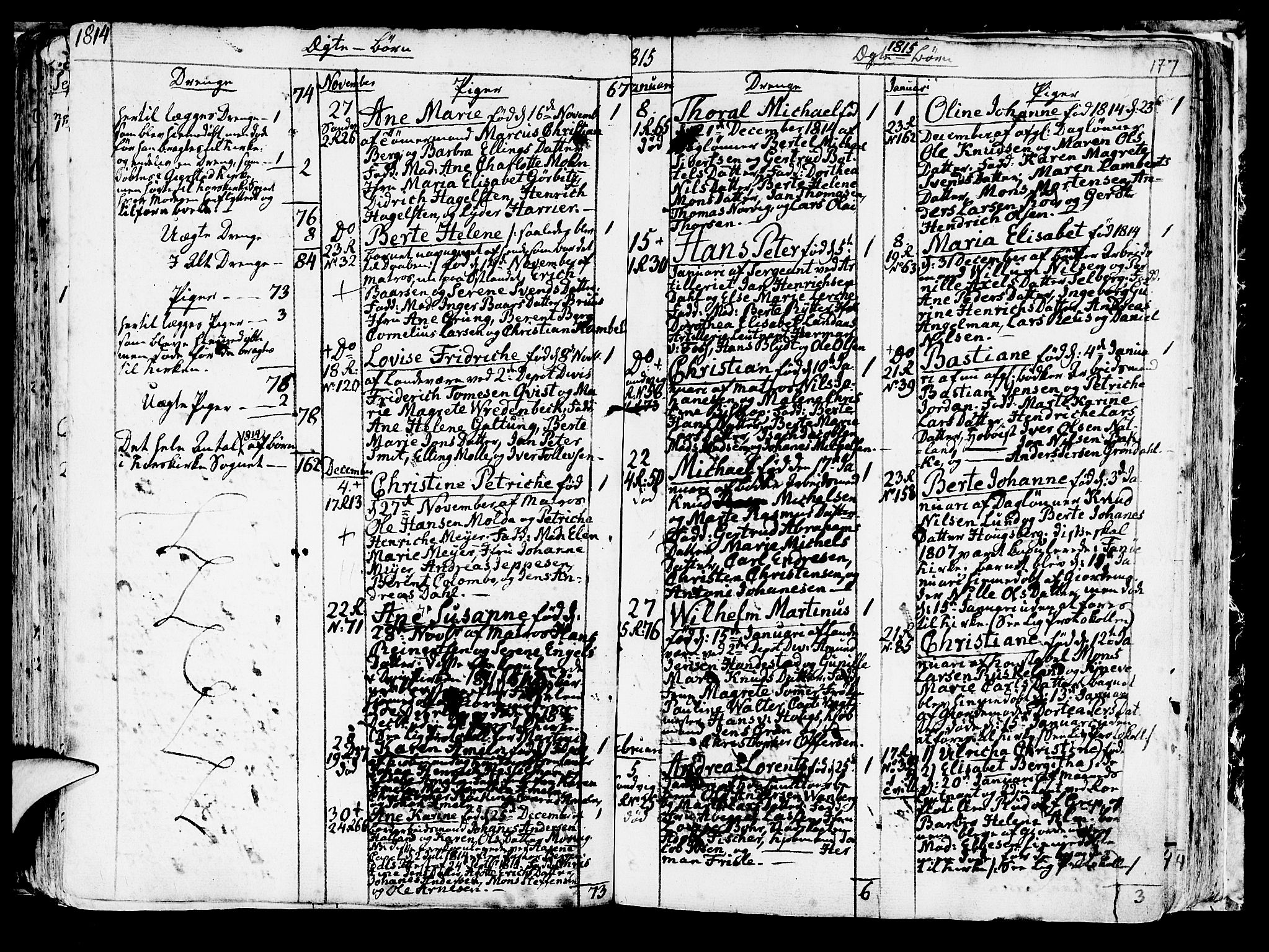 Korskirken sokneprestembete, AV/SAB-A-76101/H/Haa/L0006: Parish register (official) no. A 6, 1790-1820, p. 177