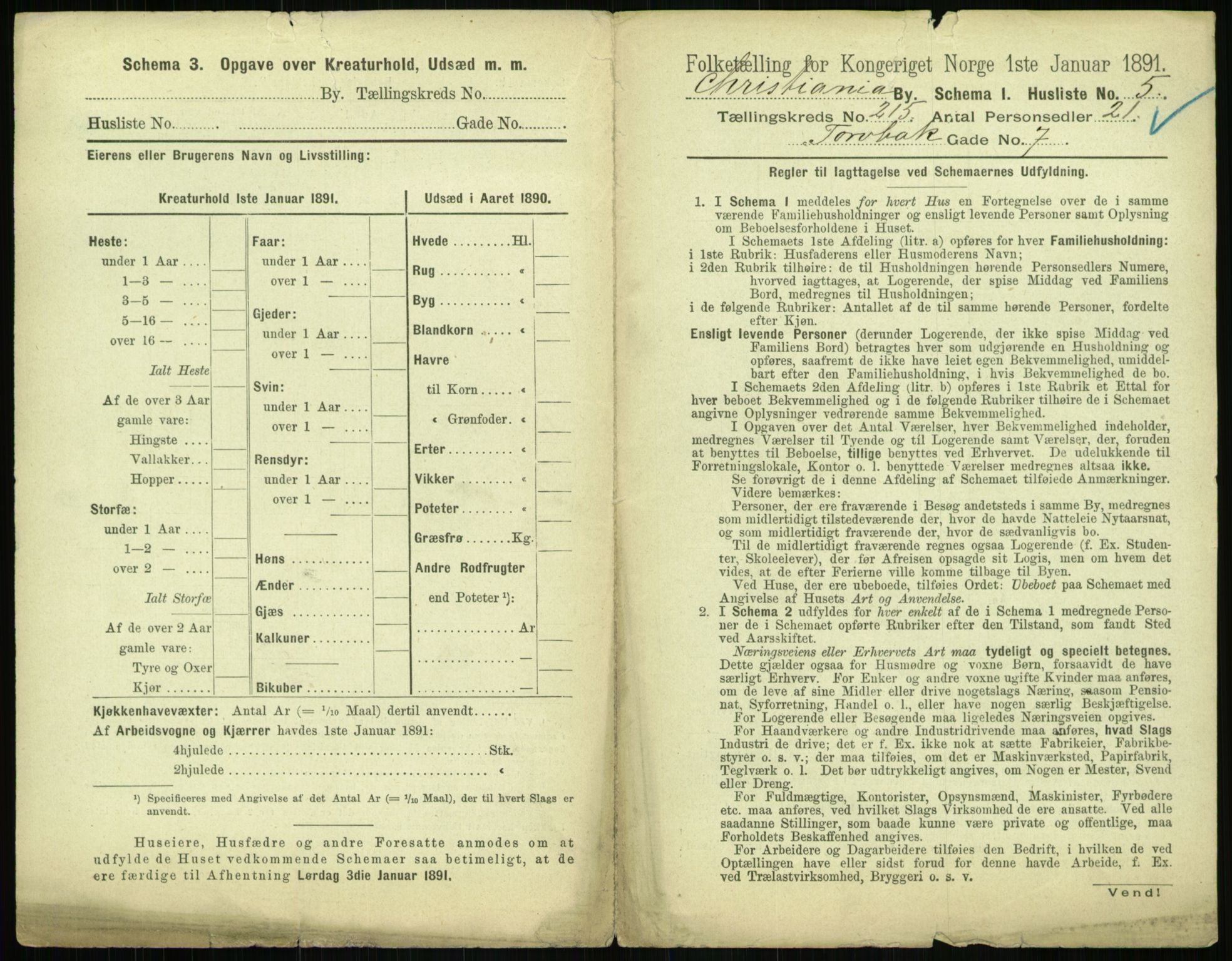 RA, 1891 census for 0301 Kristiania, 1891, p. 127723