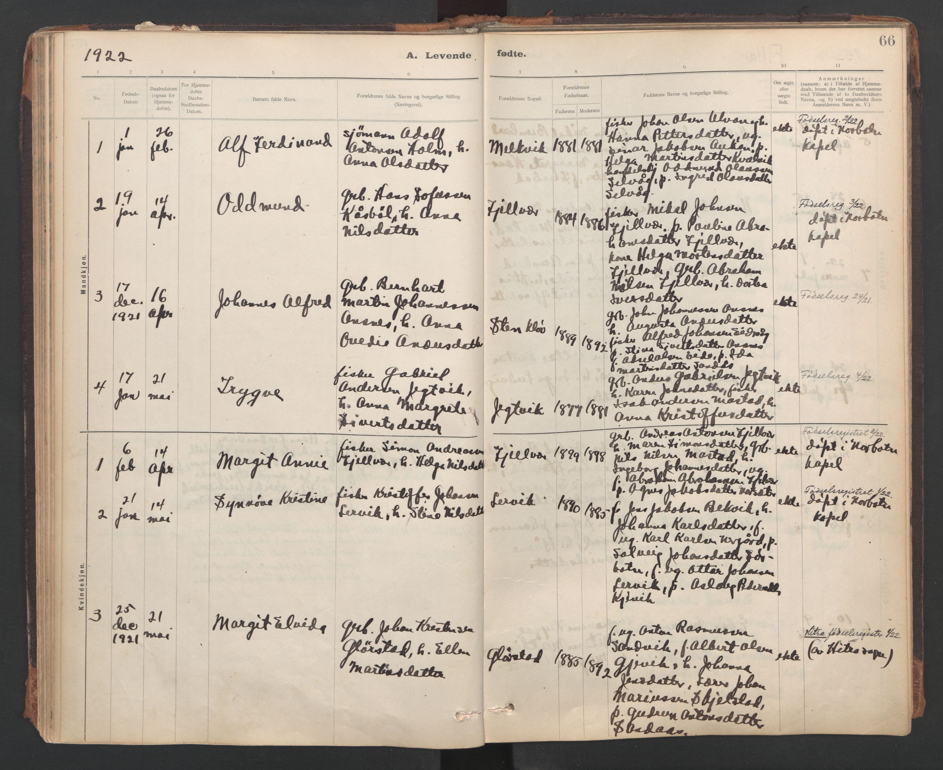 Ministerialprotokoller, klokkerbøker og fødselsregistre - Sør-Trøndelag, SAT/A-1456/637/L0559: Parish register (official) no. 637A02, 1899-1923, p. 66