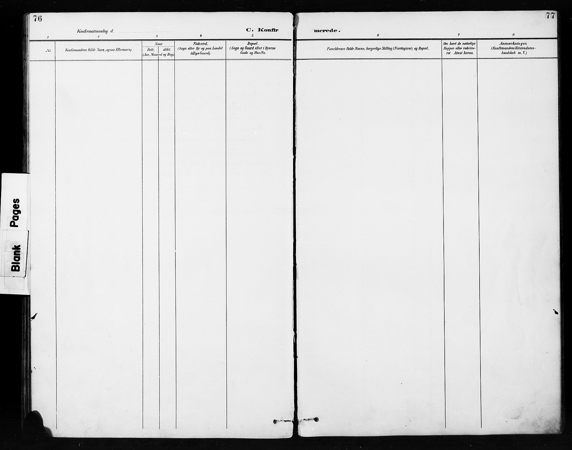 Etnedal prestekontor, SAH/PREST-130/H/Ha/Hab/Habb/L0001: Parish register (copy) no. II 1, 1894-1911, p. 76-77