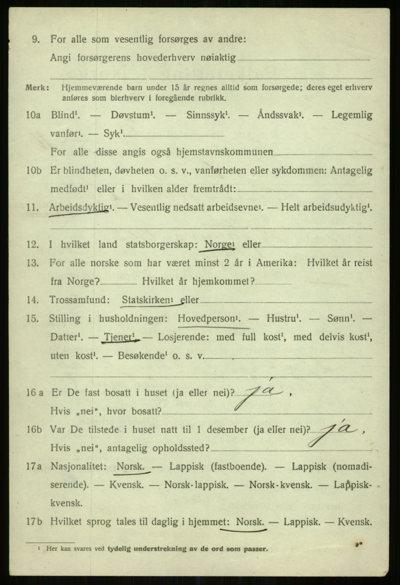 SATØ, 1920 census for Karlsøy, 1920, p. 5502