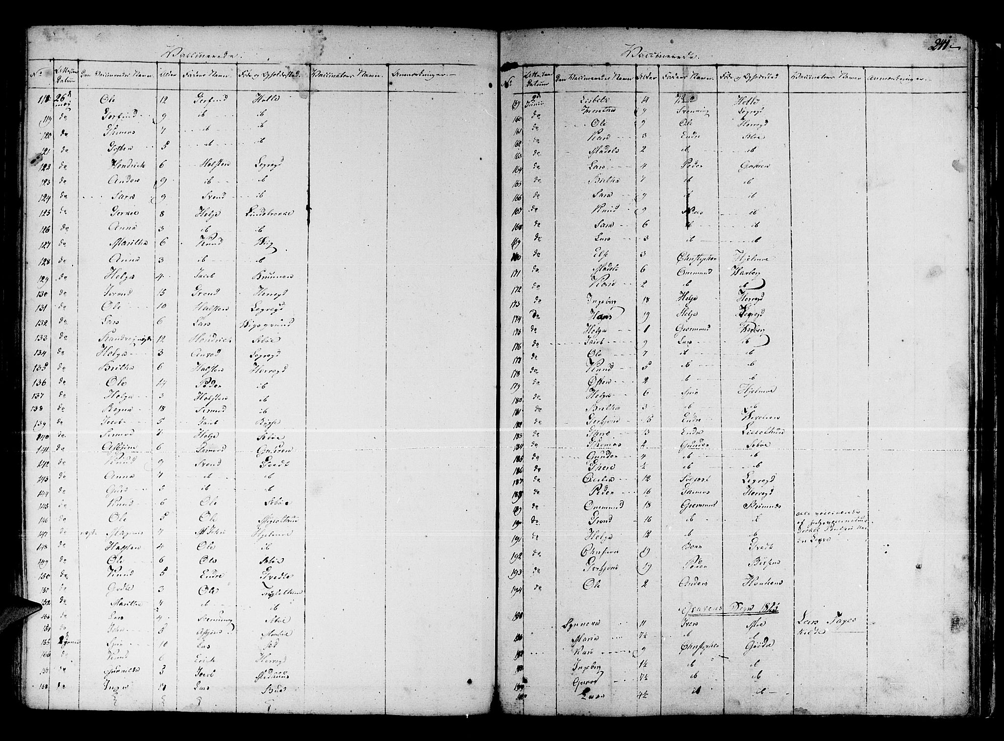 Ulvik sokneprestembete, SAB/A-78801/H/Haa: Parish register (official) no. A 11, 1793-1838, p. 241