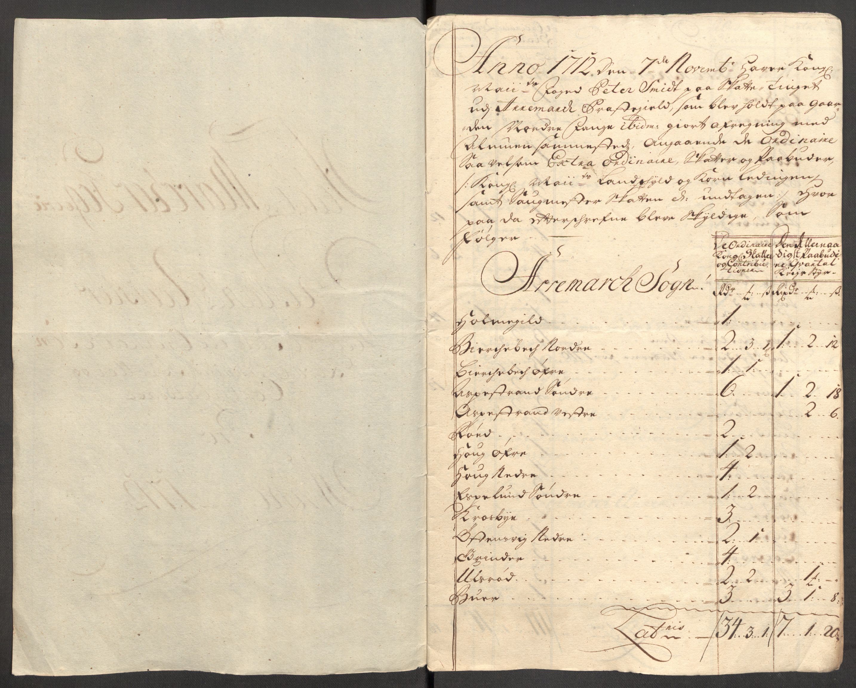 Rentekammeret inntil 1814, Reviderte regnskaper, Fogderegnskap, RA/EA-4092/R01/L0021: Fogderegnskap Idd og Marker, 1712, p. 259