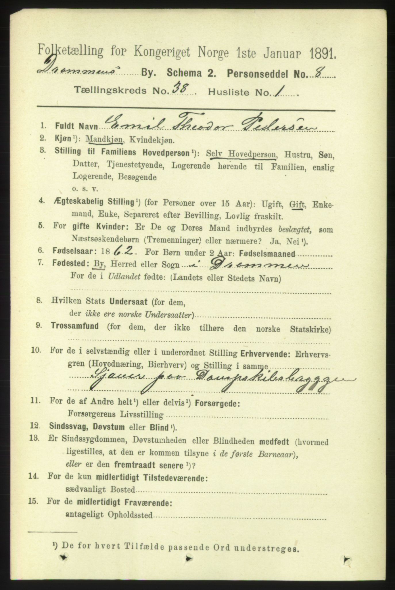 RA, 1891 census for 0602 Drammen, 1891, p. 22943