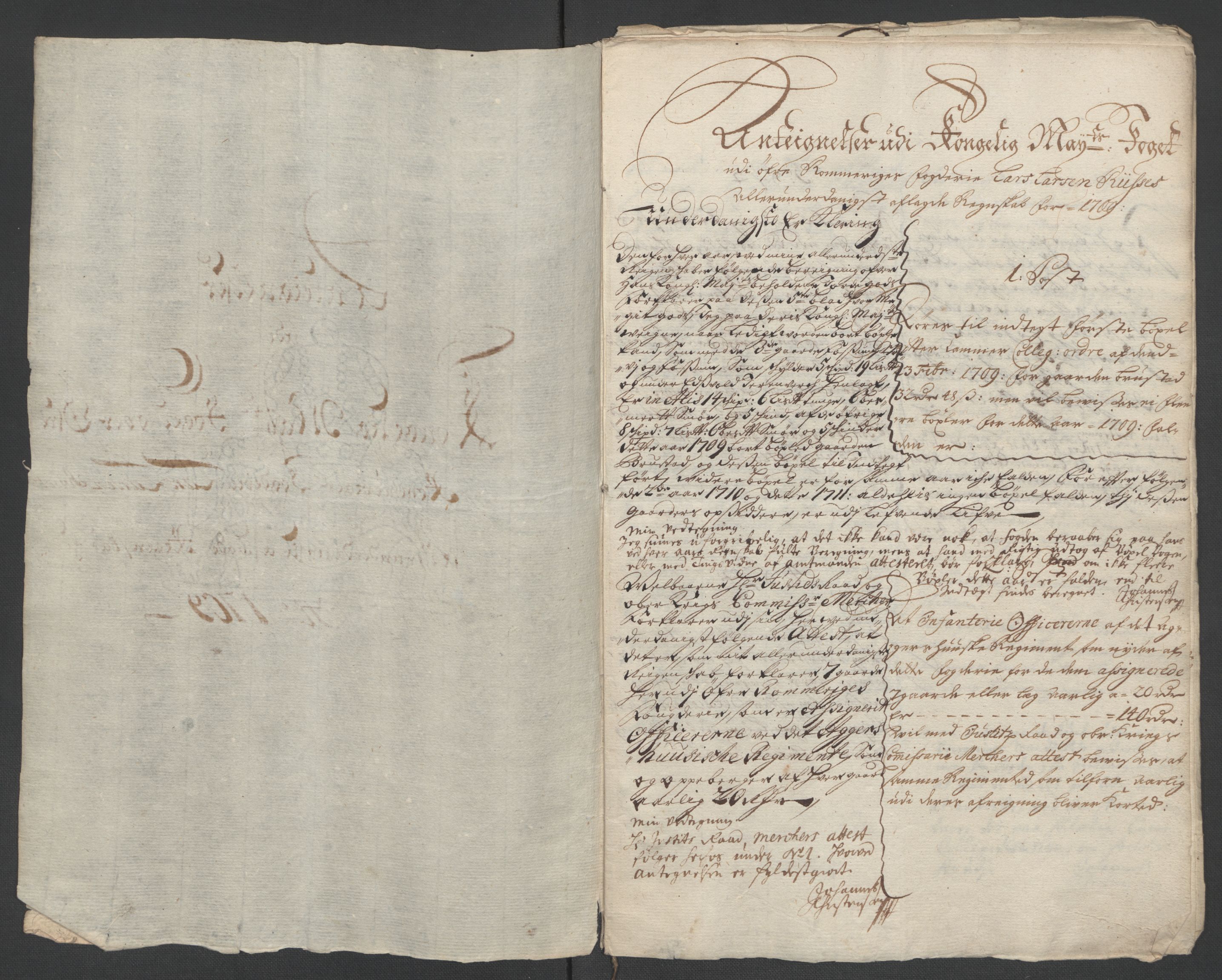 Rentekammeret inntil 1814, Reviderte regnskaper, Fogderegnskap, RA/EA-4092/R12/L0719: Fogderegnskap Øvre Romerike, 1708-1709, p. 386