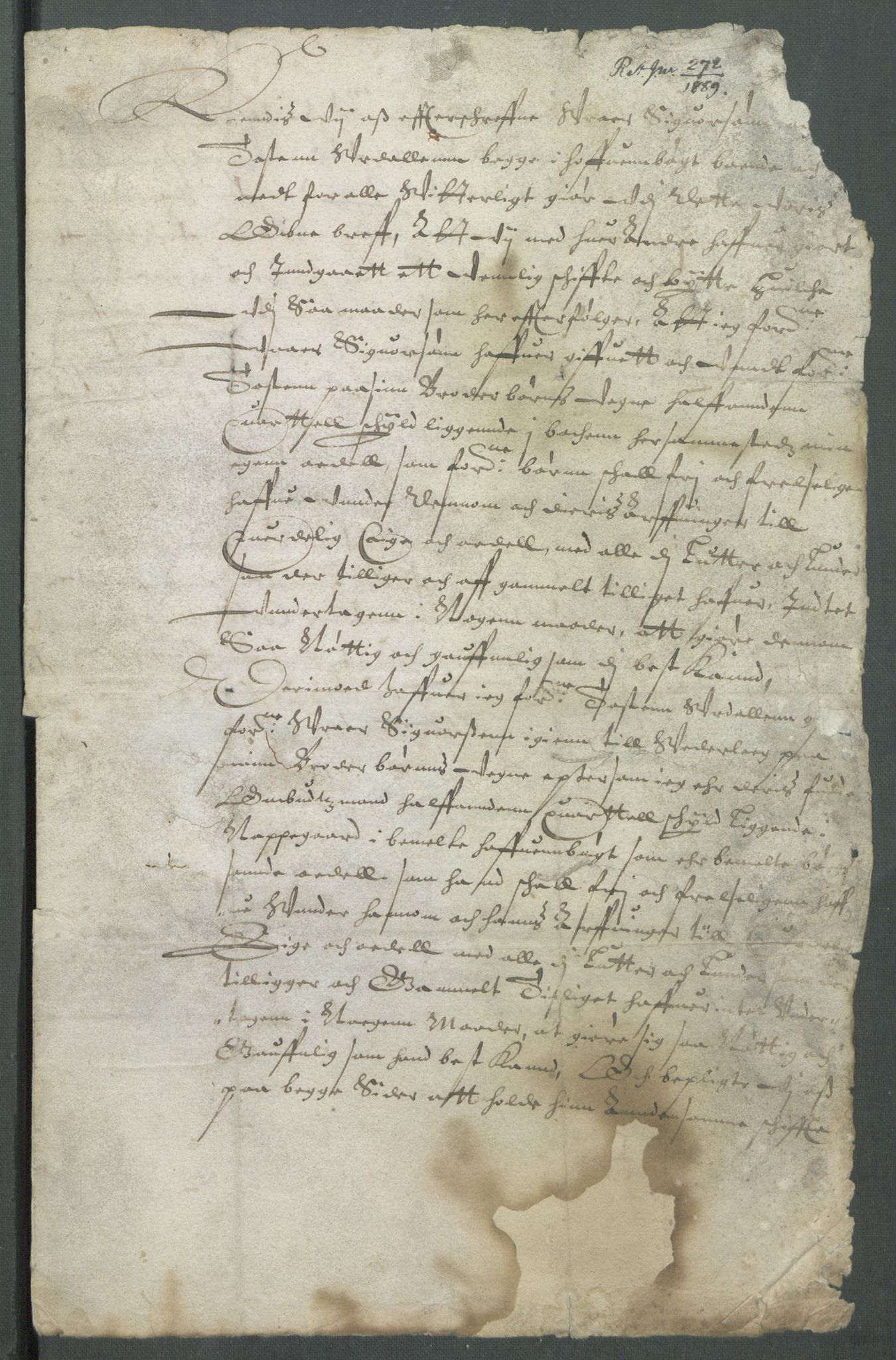 Riksarkivets diplomsamling, RA/EA-5965/F02/L0148: Dokumenter, 1635, p. 55