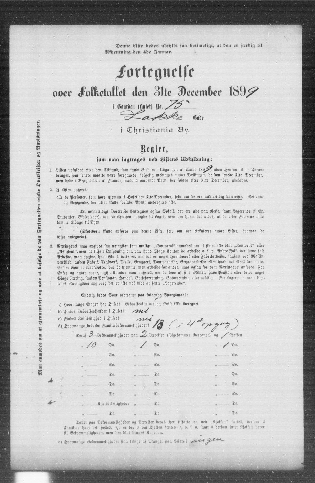 OBA, Municipal Census 1899 for Kristiania, 1899, p. 7360