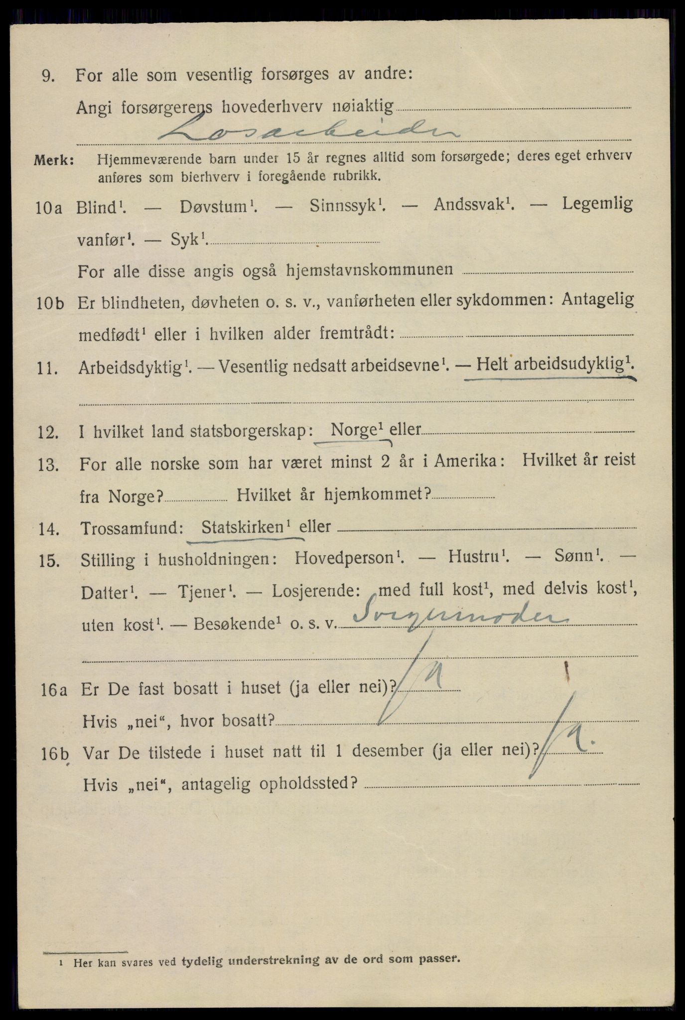 SAO, 1920 census for Drøbak, 1920, p. 4048