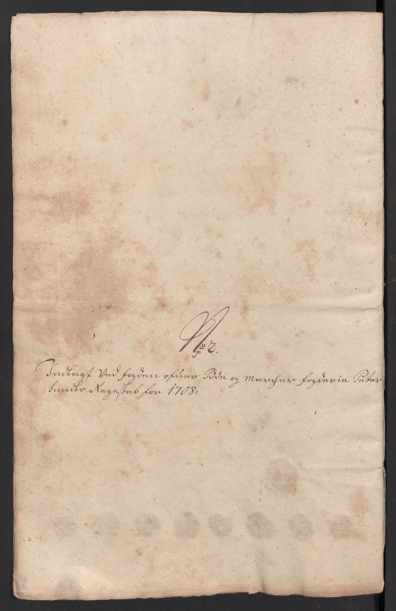 Rentekammeret inntil 1814, Reviderte regnskaper, Fogderegnskap, AV/RA-EA-4092/R01/L0018: Fogderegnskap Idd og Marker, 1707-1709, p. 197