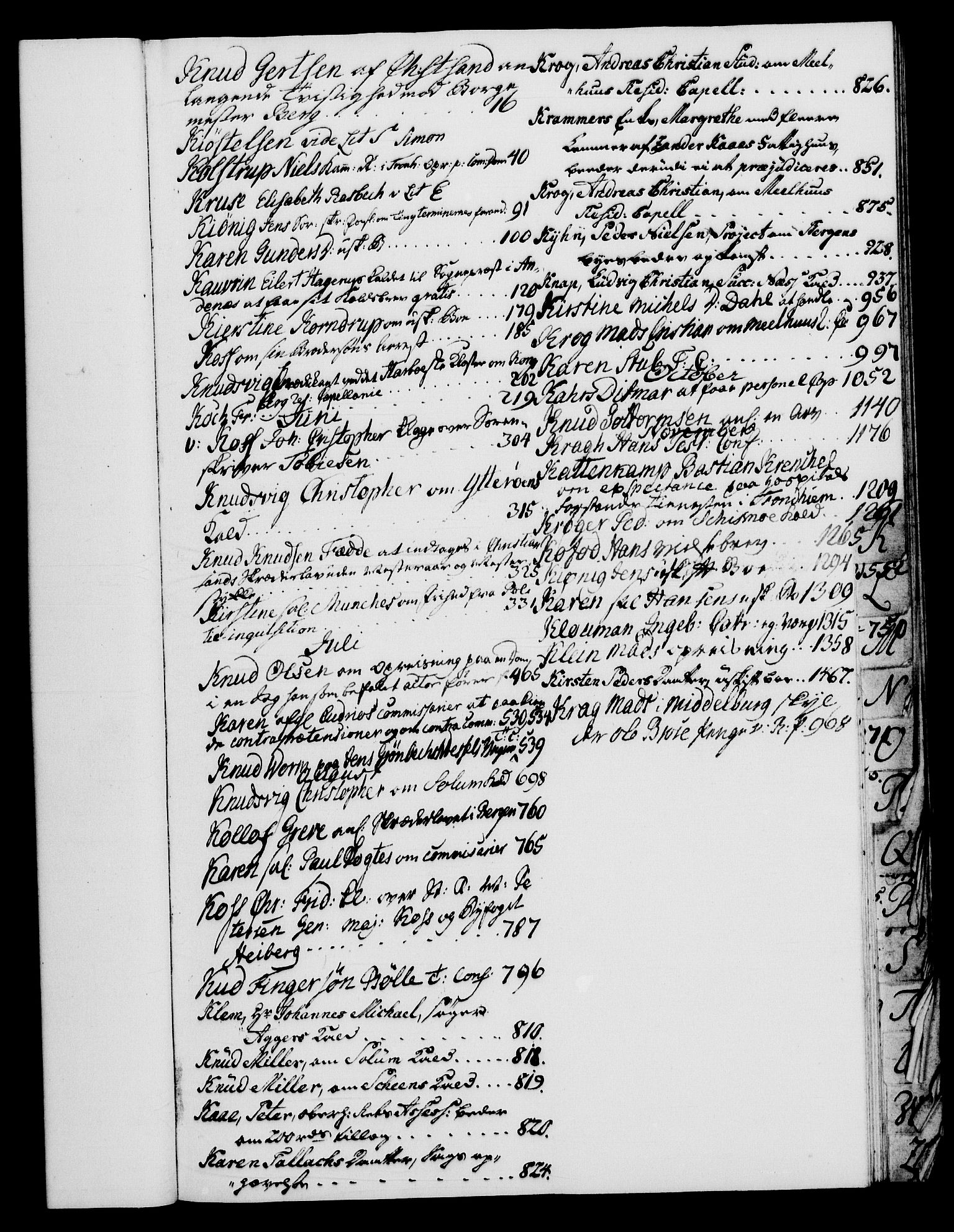 Danske Kanselli 1572-1799, AV/RA-EA-3023/I/Ia/L0001: 3. departements journal, 1771