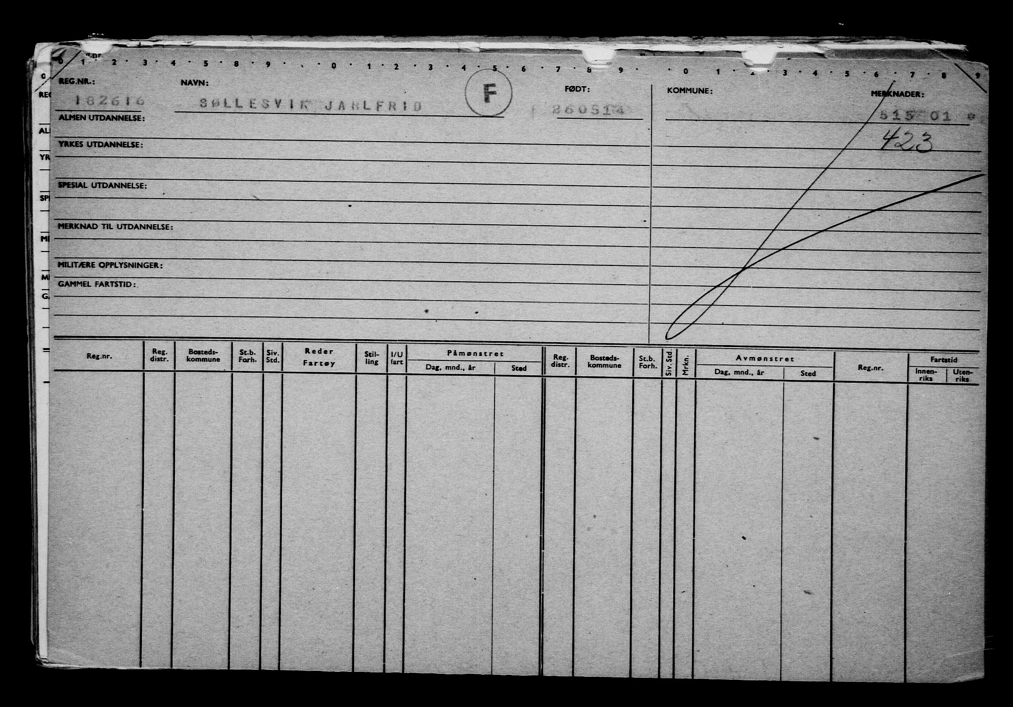 Direktoratet for sjømenn, AV/RA-S-3545/G/Gb/L0121: Hovedkort, 1914, p. 234