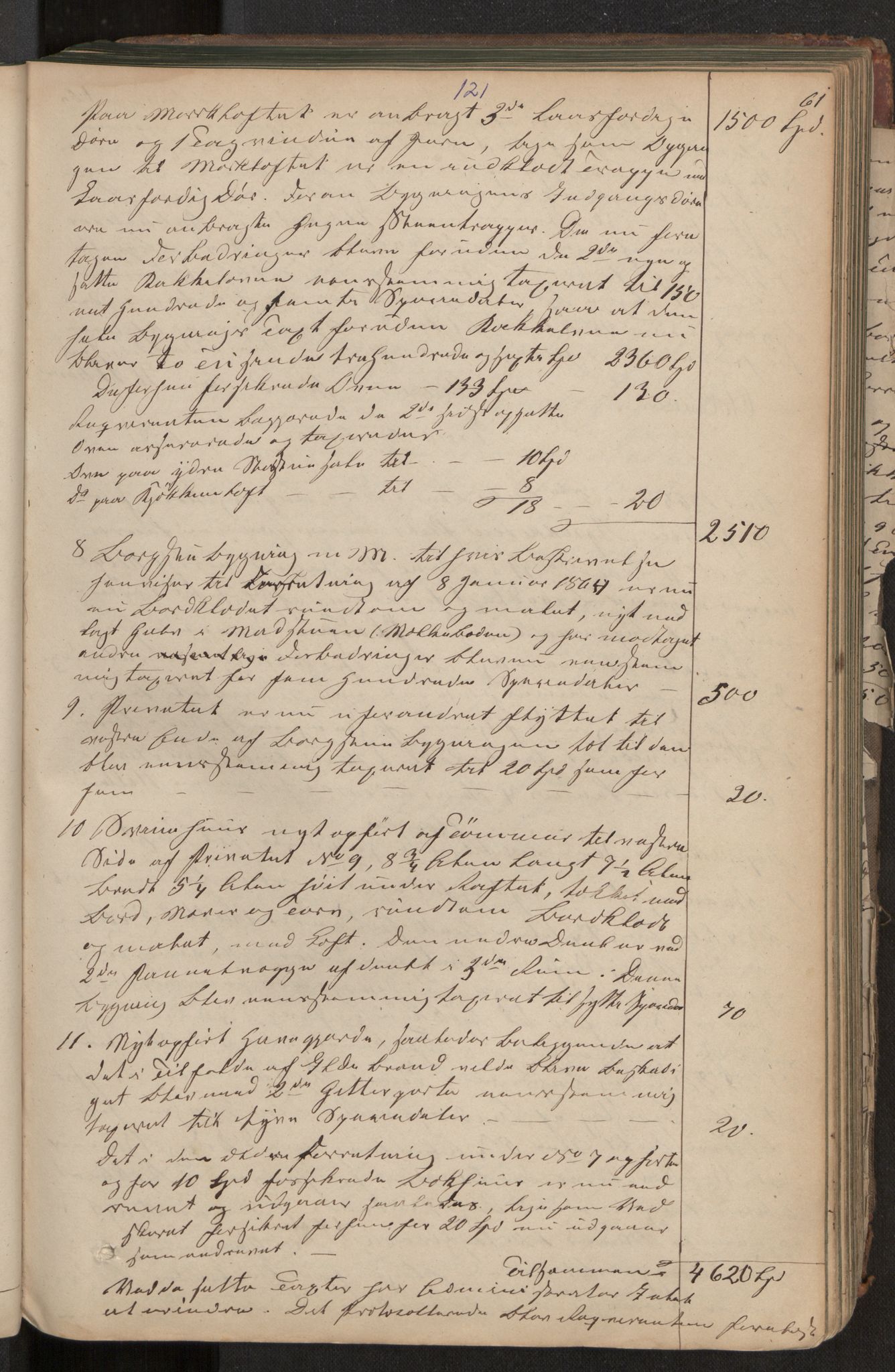 Norges Brannkasse Nesna, AV/SAT-A-5575/Fa/L0001: Branntakstprotokoll, 1862-1877, p. 61a