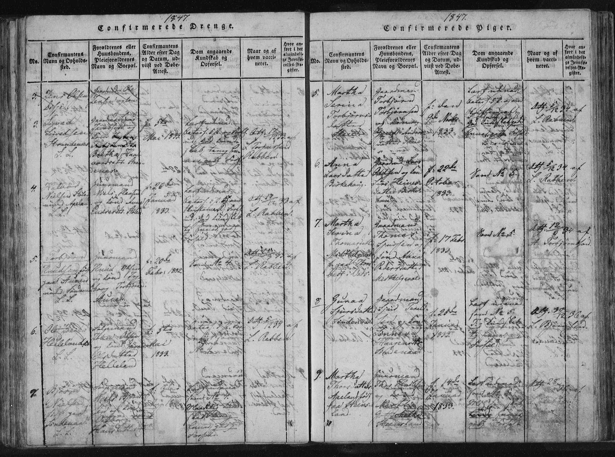 Vikedal sokneprestkontor, AV/SAST-A-101840/01/IV: Parish register (official) no. A 4, 1816-1850