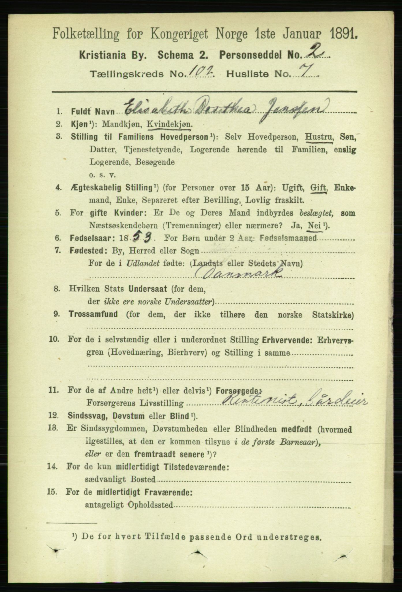 RA, 1891 census for 0301 Kristiania, 1891, p. 50761