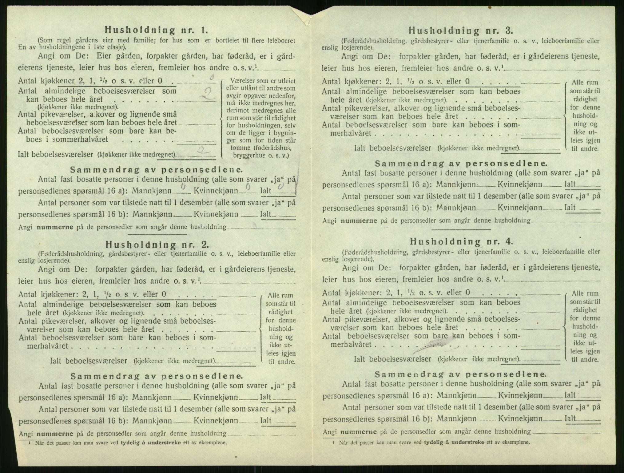 SAK, 1920 census for Landvik, 1920, p. 903