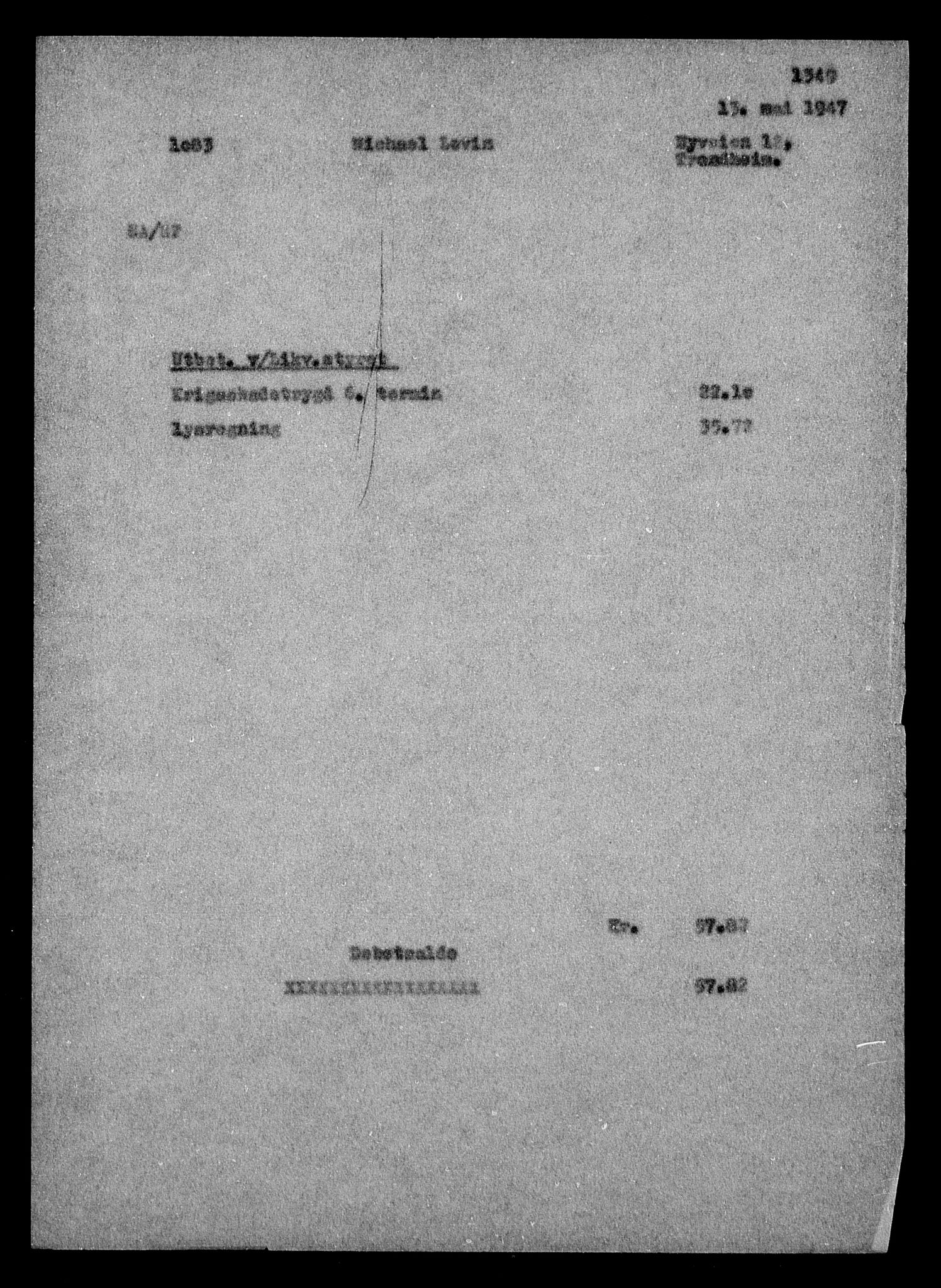 Justisdepartementet, Tilbakeføringskontoret for inndratte formuer, AV/RA-S-1564/H/Hc/Hca/L0903: --, 1945-1947, p. 95