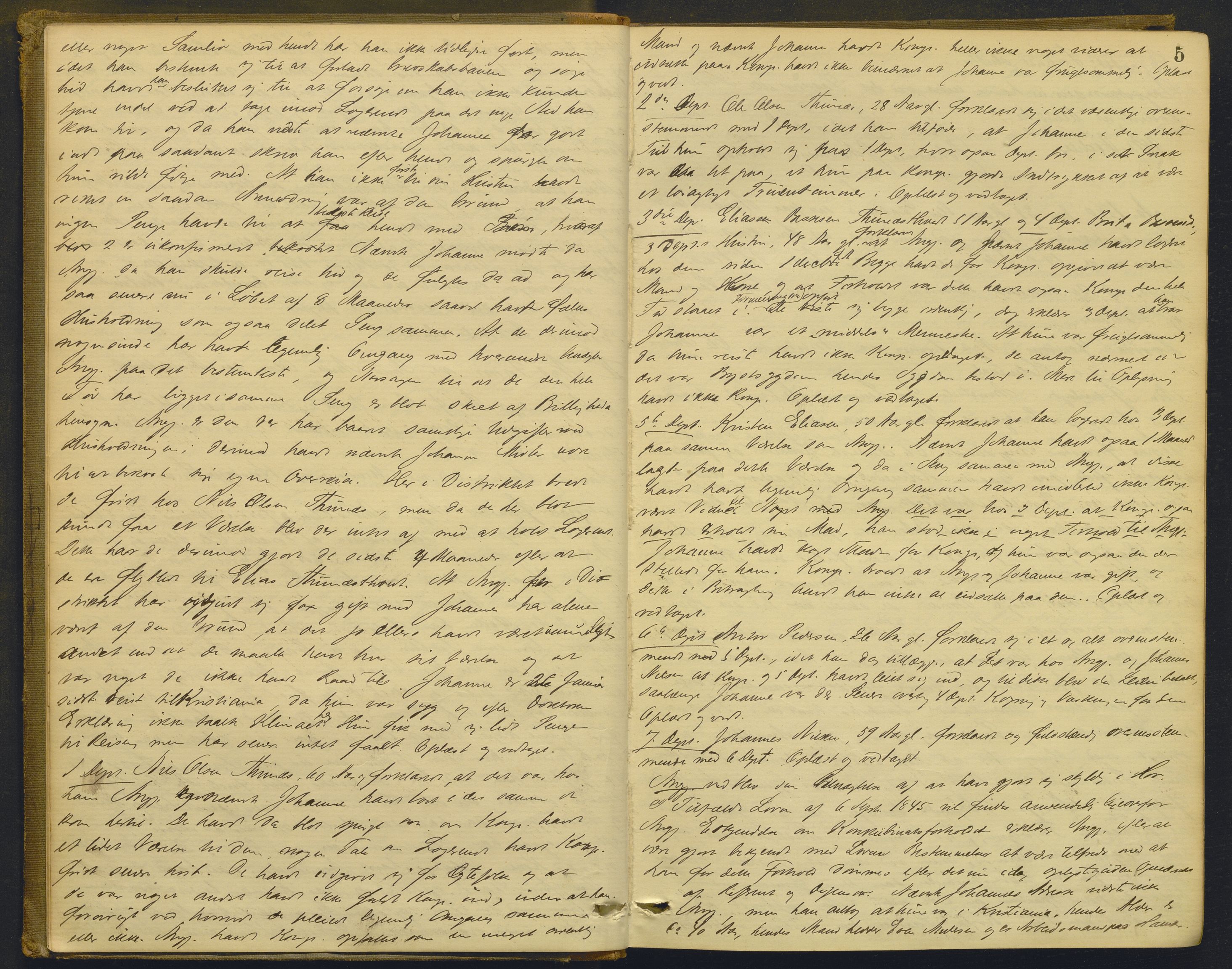 Nordhordland sorenskrivar, AV/SAB-A-2901/1/F/Fd/Fdd/L0004: Ekstrarettsprotokollar, forhøyr, 1880-1884, p. 4b-5a
