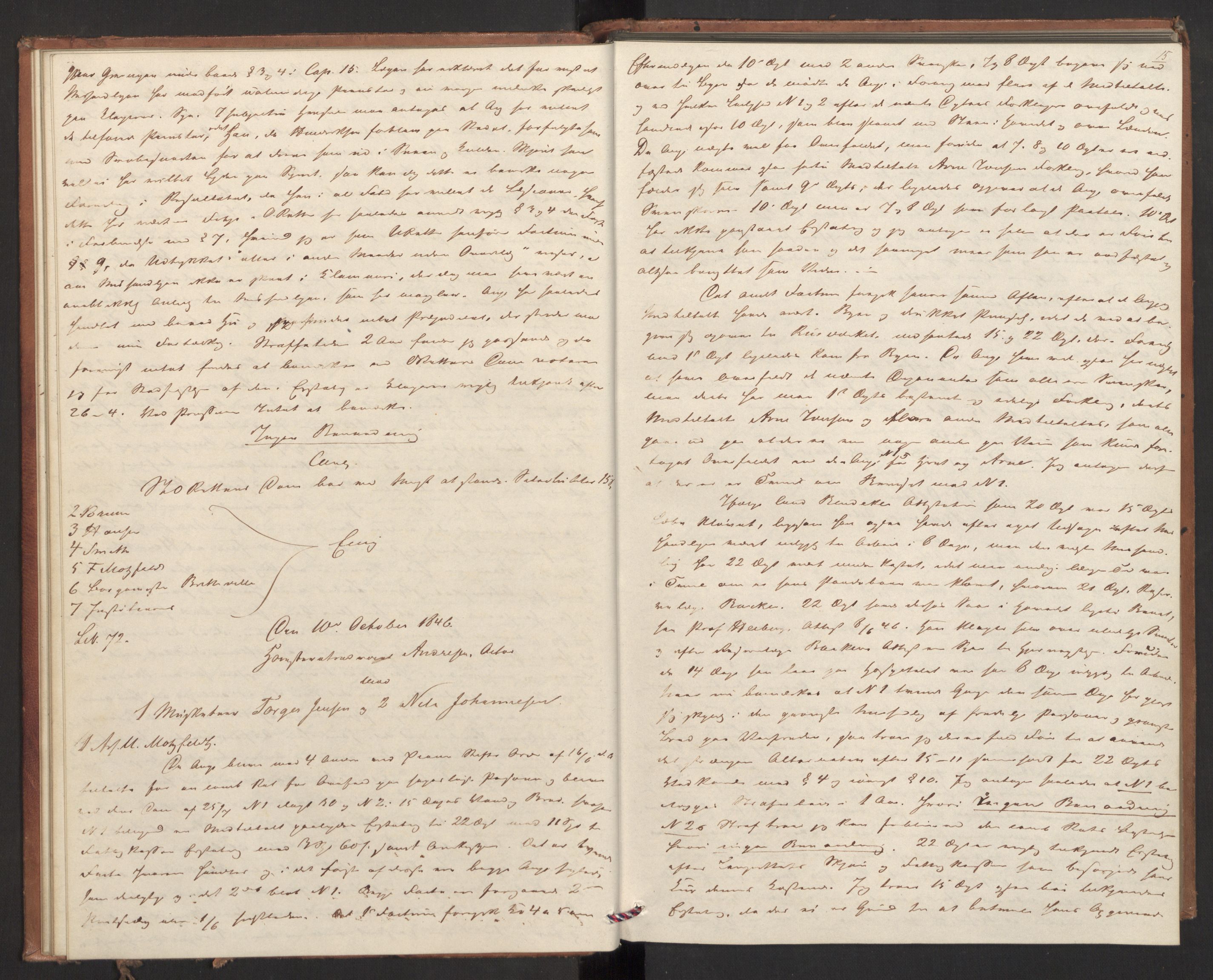 Høyesterett, AV/RA-S-1002/E/Eb/Eba/L0039/0002: Voteringsprotokoller / Voteringsprotokoll, 1846-1847, p. 14b-15a