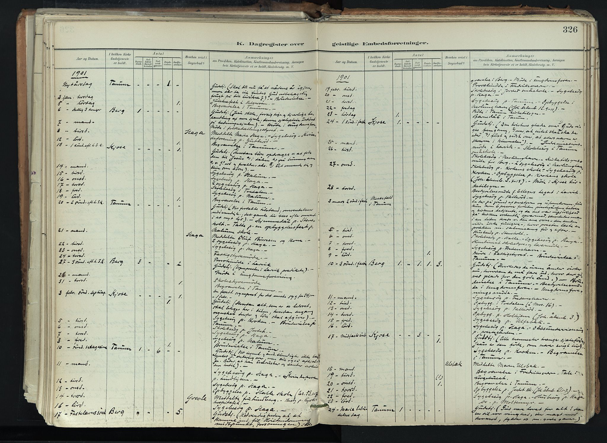 Brunlanes kirkebøker, AV/SAKO-A-342/F/Fc/L0003: Parish register (official) no. III 3, 1900-1922, p. 326