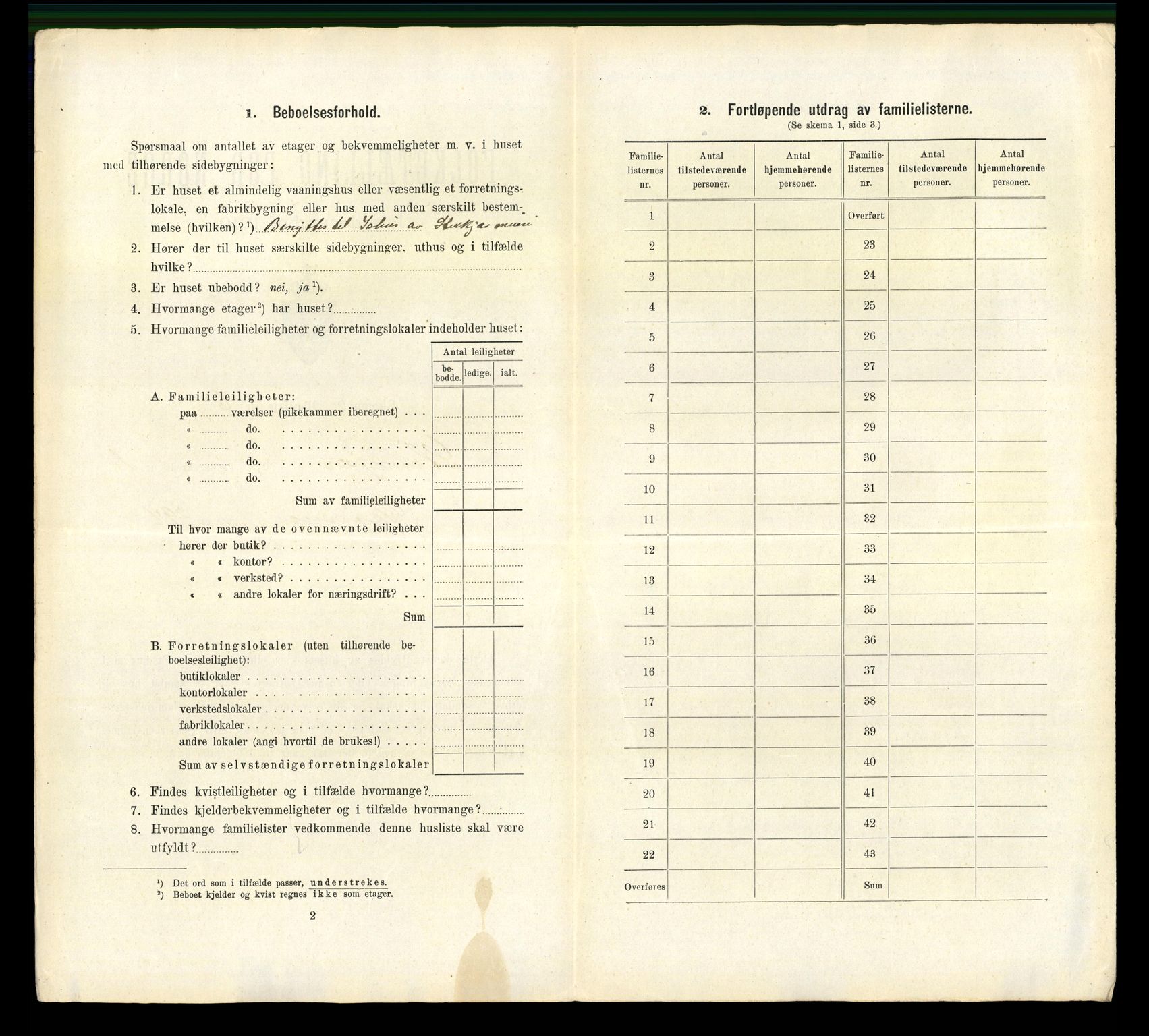 RA, 1910 census for Steinkjer, 1910, p. 305