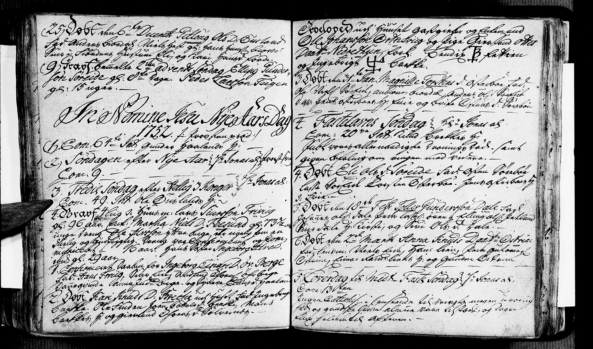 Vik sokneprestembete, AV/SAB-A-81501/H/Haa/Haaa/L0002: Parish register (official) no. A 2 / 3, 1740-1755