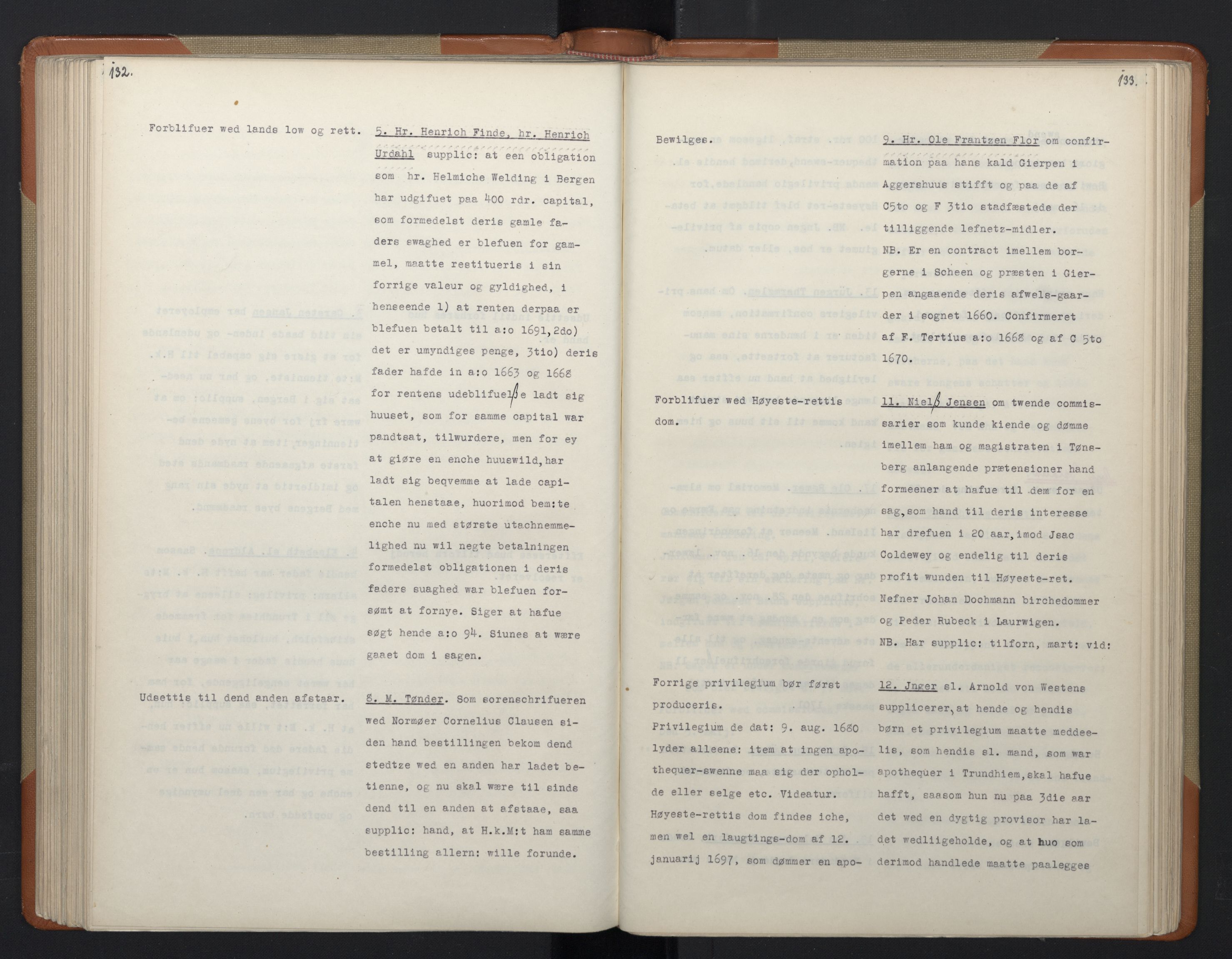 Avskriftsamlingen, RA/EA-4022/F/Fa/L0068: Supplikker, 1699-1700, p. 159