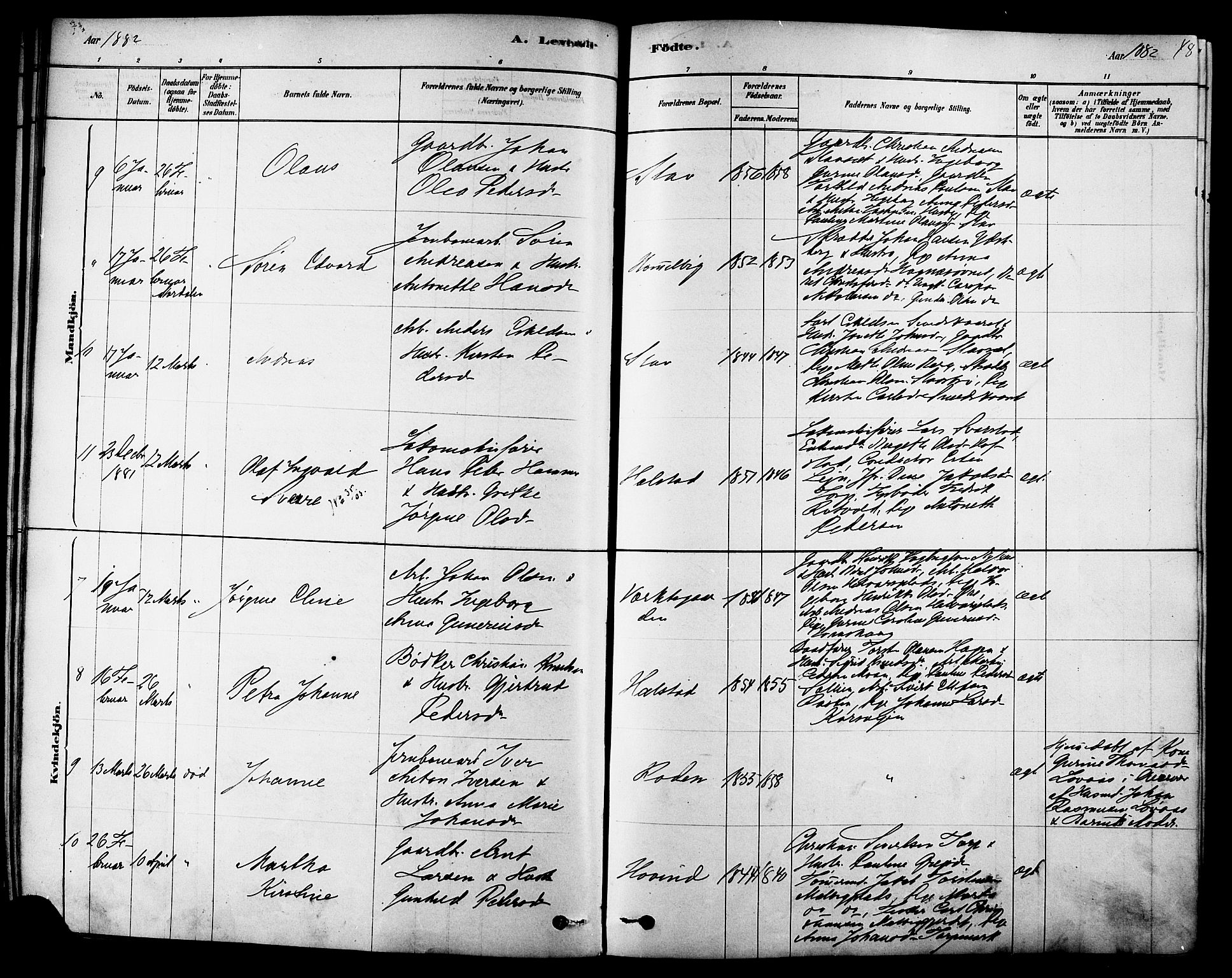 Ministerialprotokoller, klokkerbøker og fødselsregistre - Sør-Trøndelag, AV/SAT-A-1456/616/L0410: Parish register (official) no. 616A07, 1878-1893, p. 48