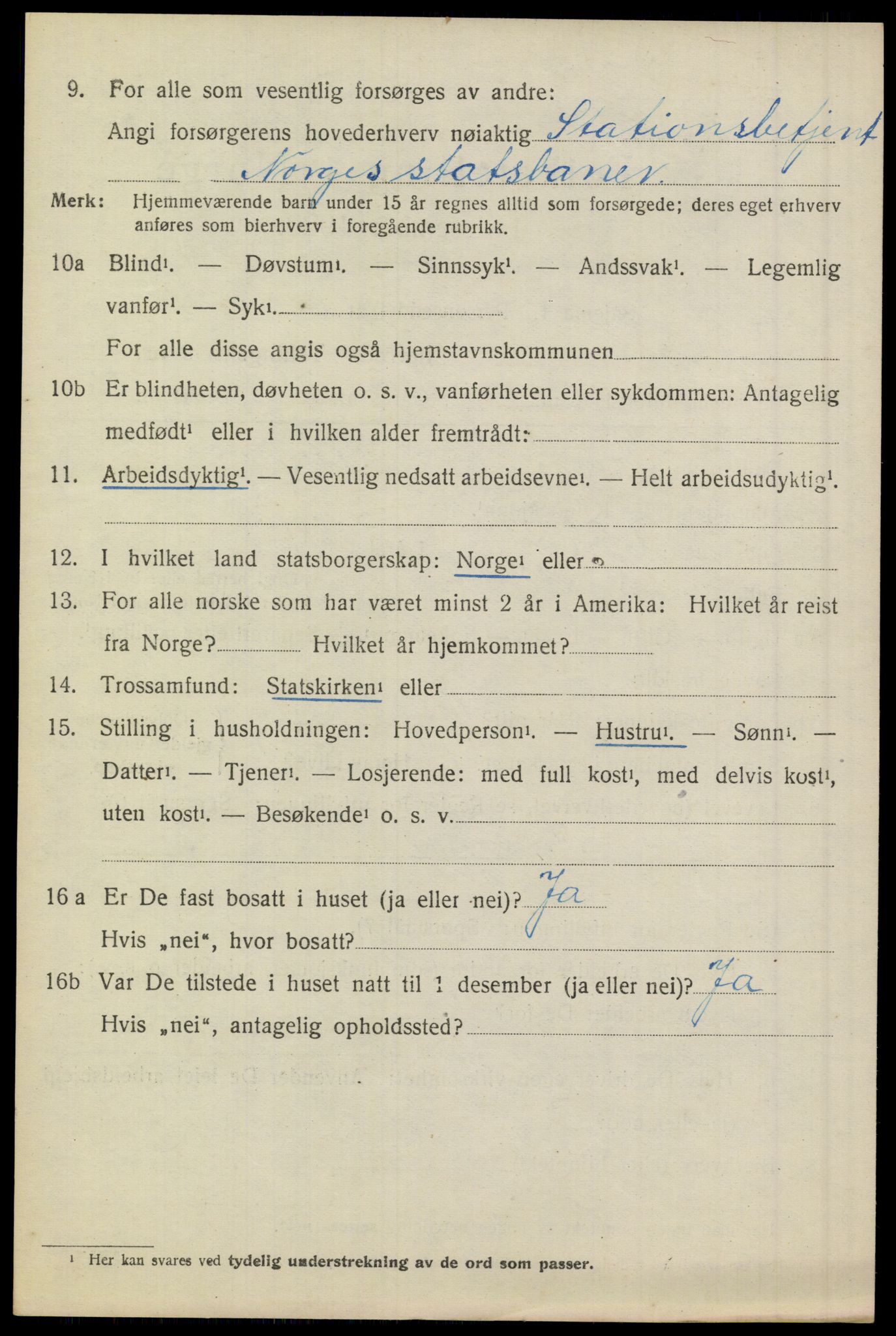 SAO, 1920 census for Blaker, 1920, p. 3076