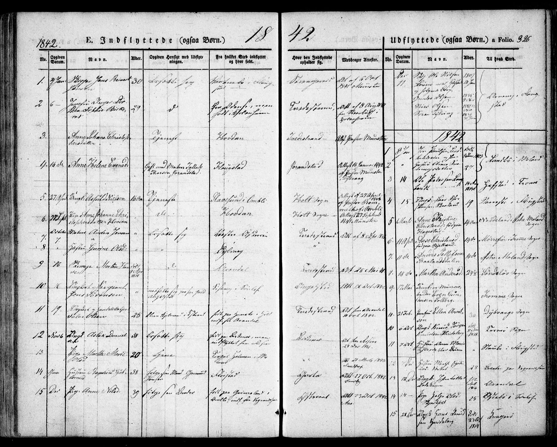 Holt sokneprestkontor, AV/SAK-1111-0021/F/Fa/L0007: Parish register (official) no. A 7, 1836-1848, p. 326