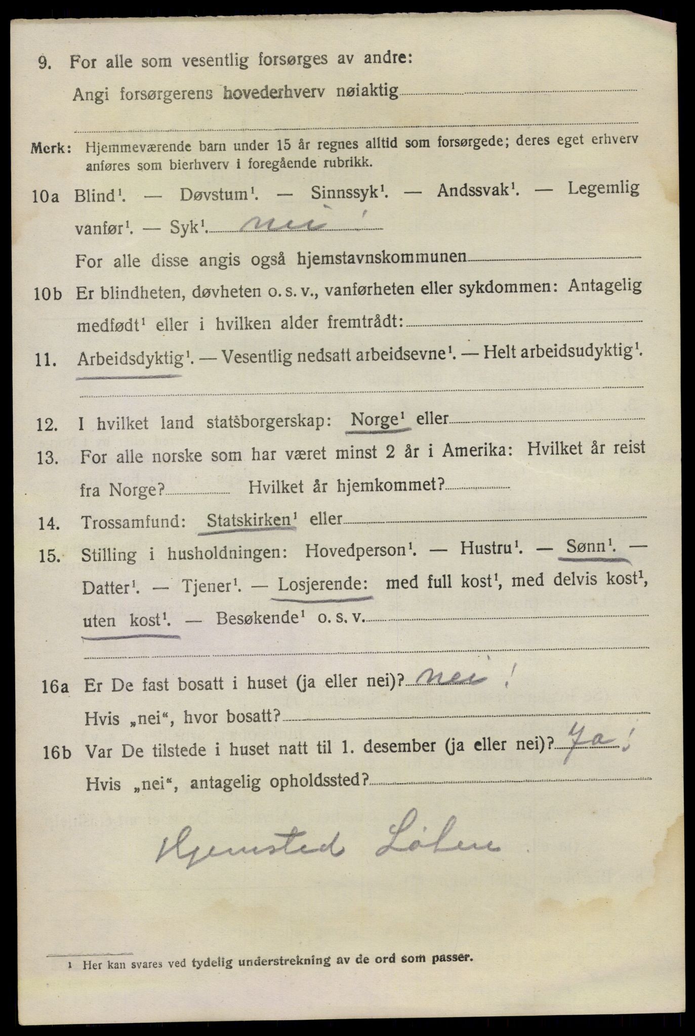 SAO, 1920 census for Bærum, 1920, p. 6119