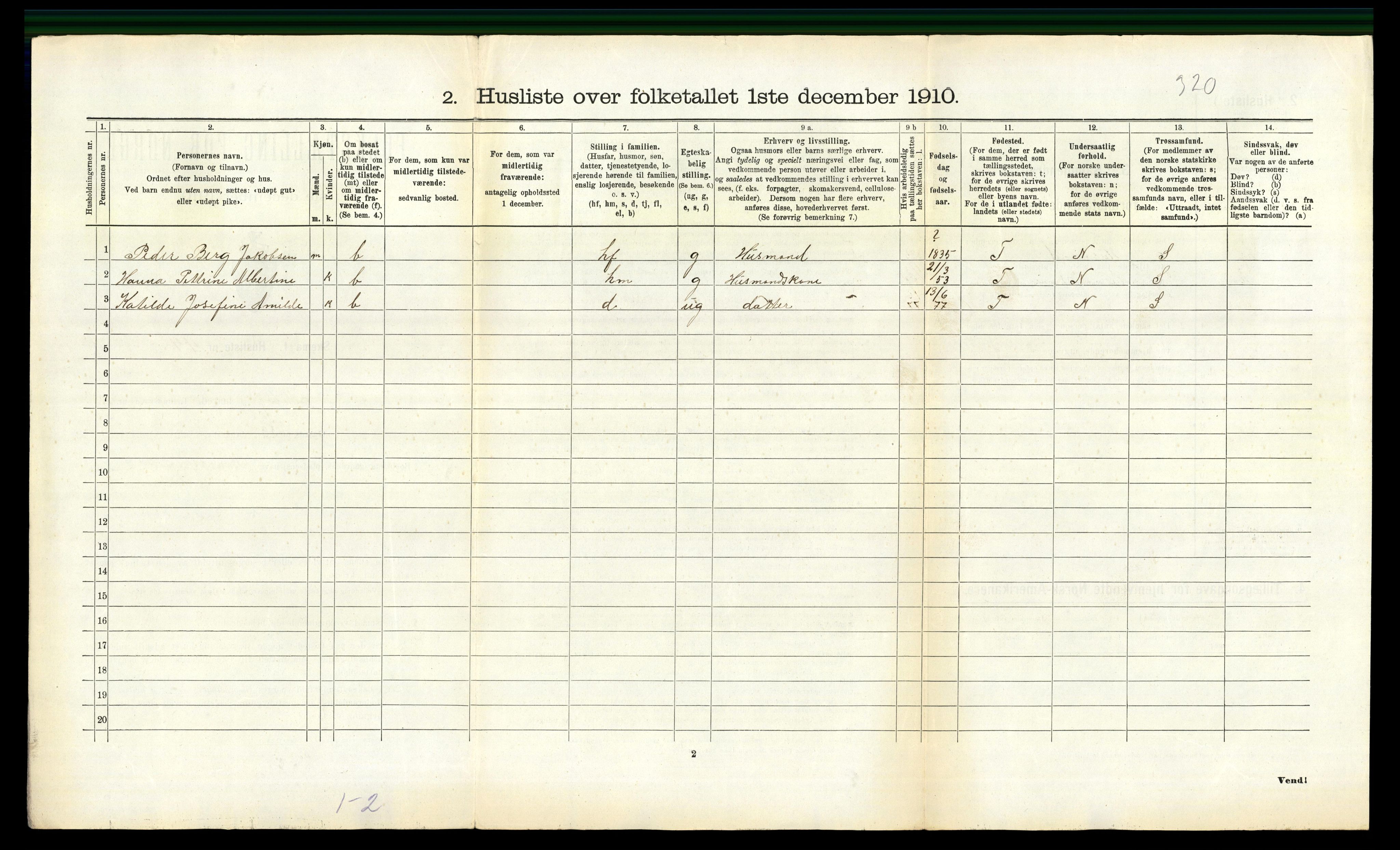 RA, 1910 census for Meløy, 1910, p. 835