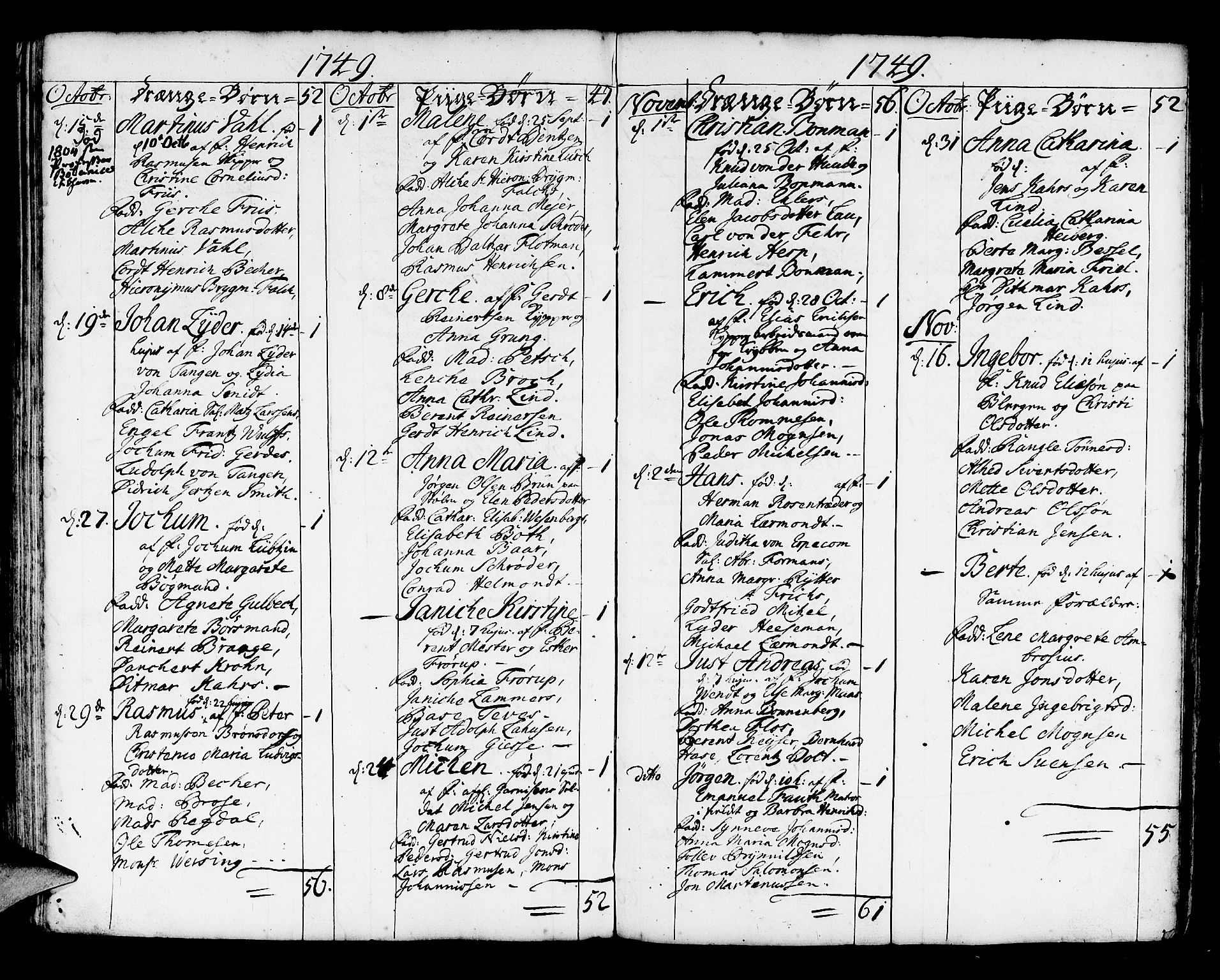 Korskirken sokneprestembete, SAB/A-76101/H/Haa/L0004: Parish register (official) no. A 4, 1720-1750, p. 292