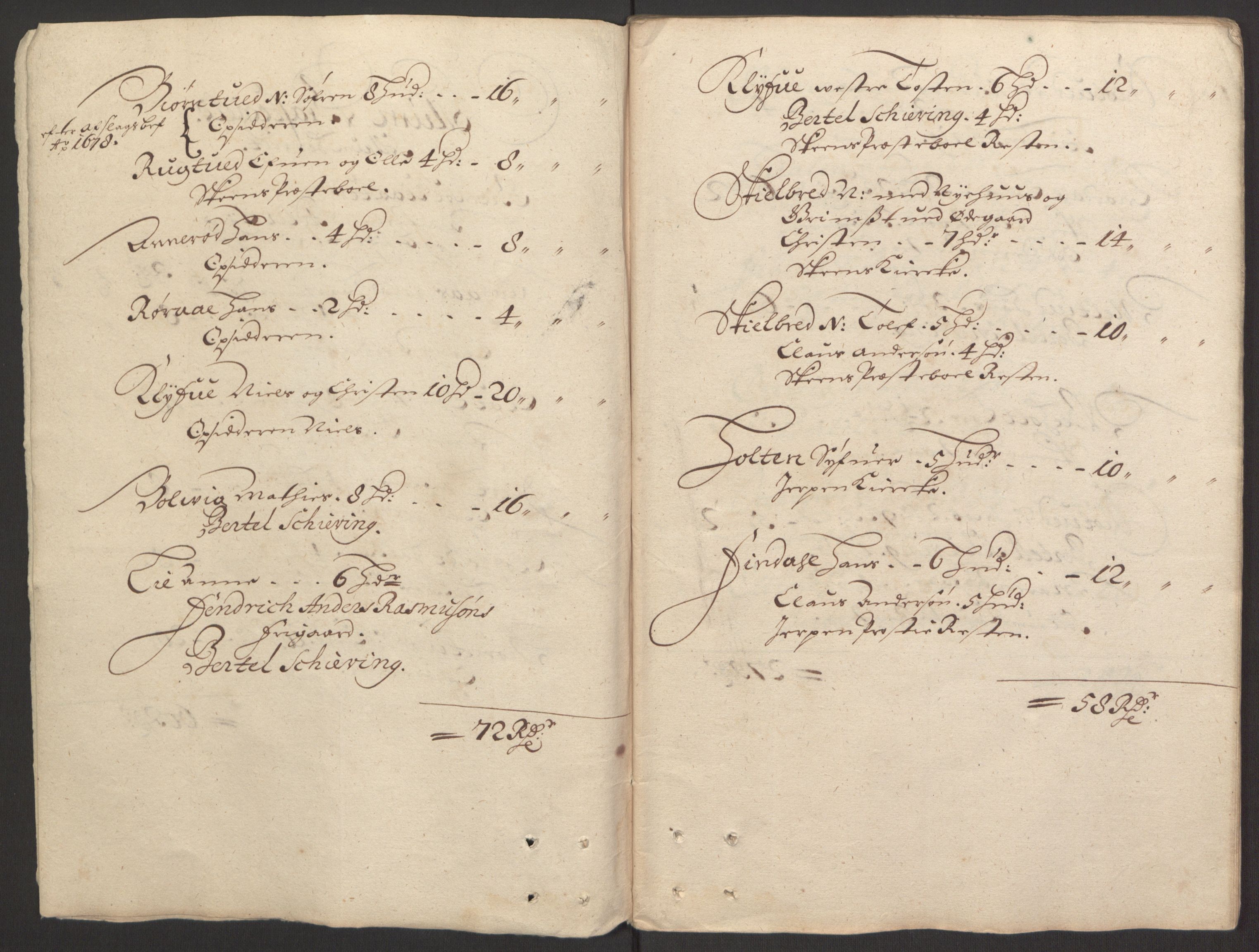 Rentekammeret inntil 1814, Reviderte regnskaper, Fogderegnskap, AV/RA-EA-4092/R35/L2072: Fogderegnskap Øvre og Nedre Telemark, 1679, p. 35
