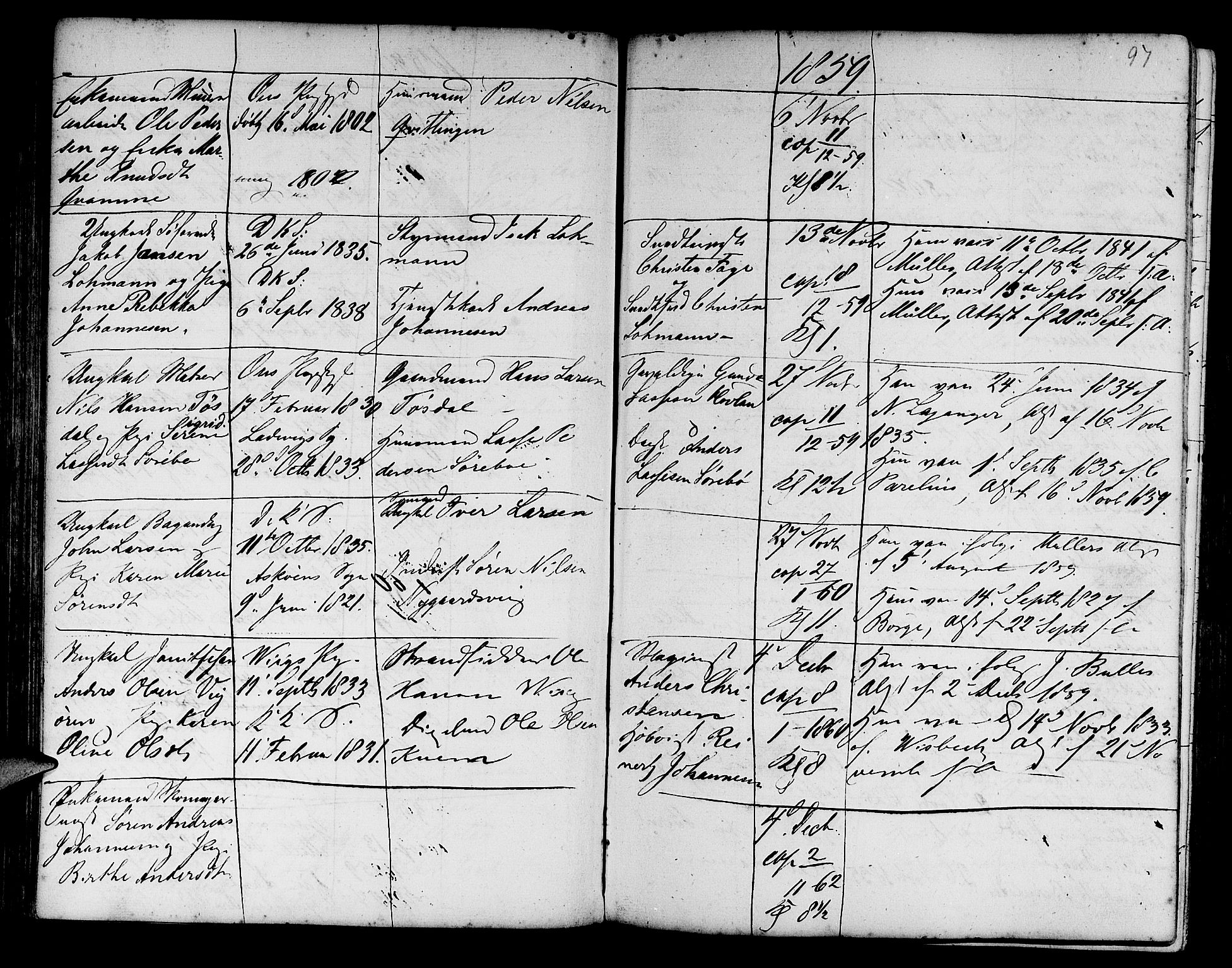 Korskirken sokneprestembete, AV/SAB-A-76101/H/Haa/L0009: Parish register (official) no. A 9, 1743-1861, p. 97