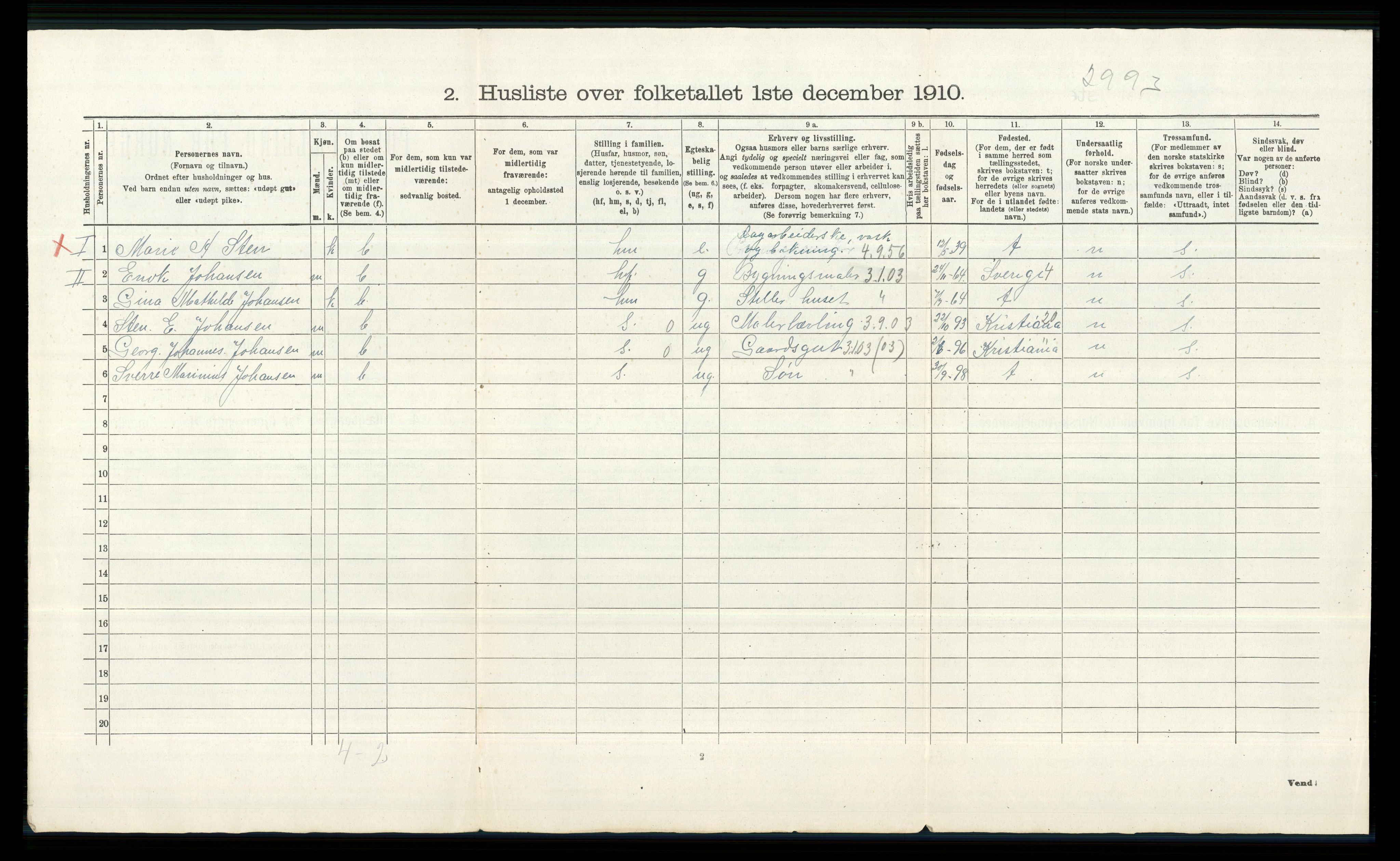 RA, 1910 census for Øvre Eiker, 1910, p. 1518