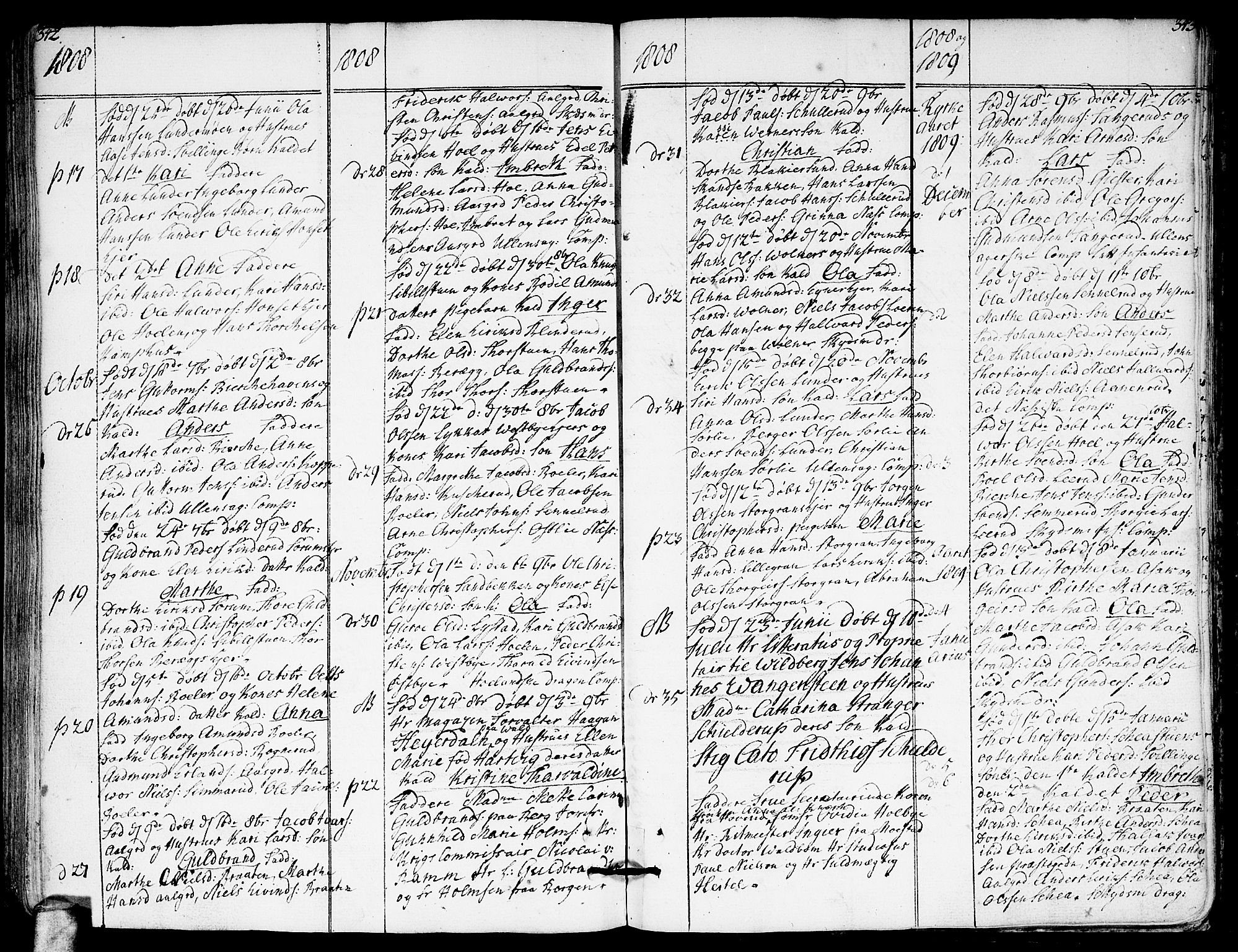 Sørum prestekontor Kirkebøker, SAO/A-10303/F/Fa/L0002: Parish register (official) no. I 2, 1759-1814, p. 342-343