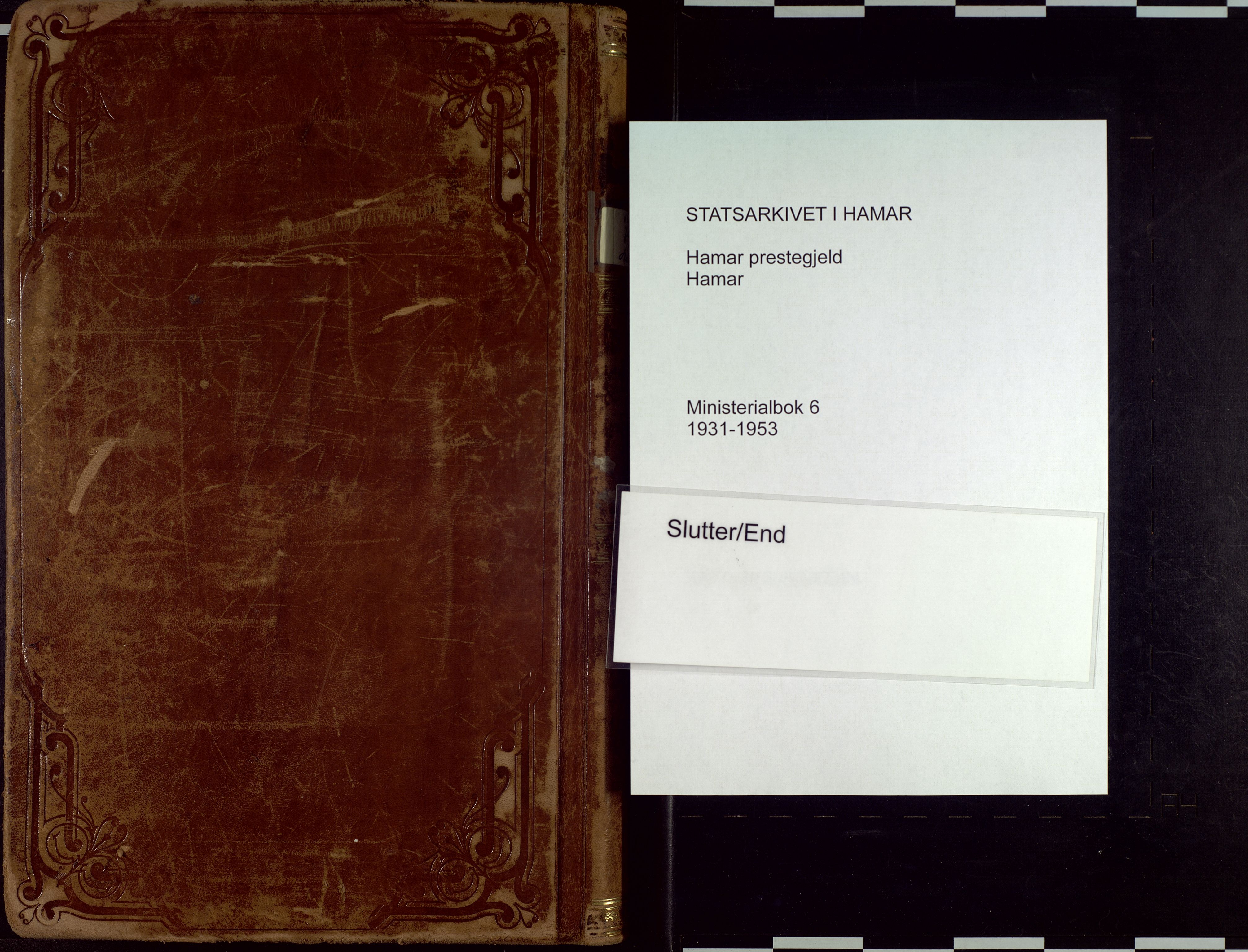 Hamar prestekontor, AV/SAH-DOMPH-002/H/Ha/Haa/L0006: Parish register (official) no. 6, 1931-1953