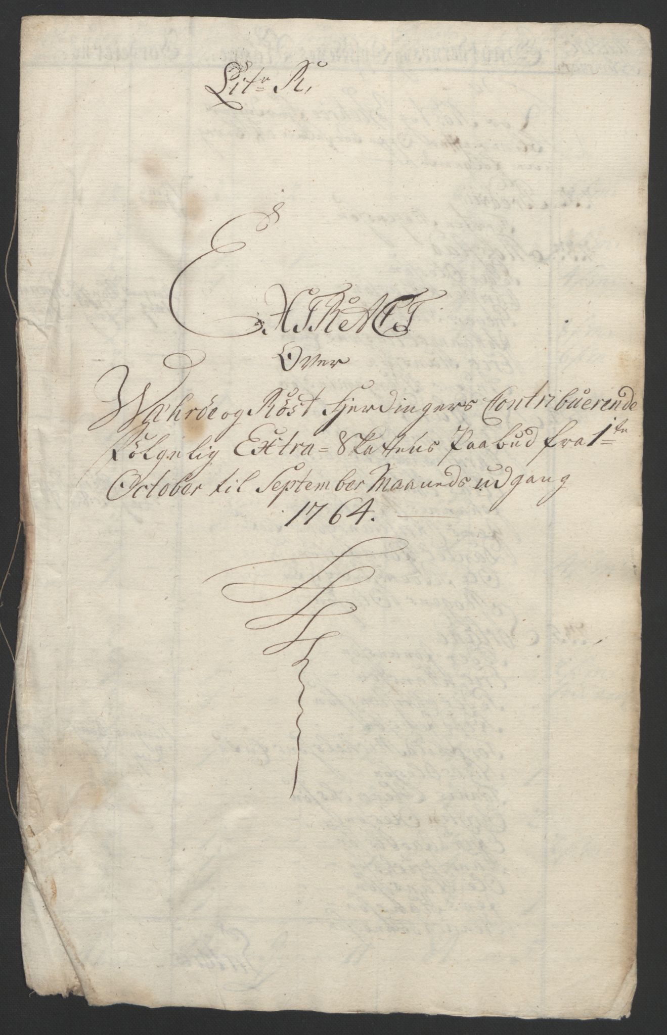 Rentekammeret inntil 1814, Reviderte regnskaper, Fogderegnskap, AV/RA-EA-4092/R67/L4747: Ekstraskatten Vesterålen, Andenes og Lofoten, 1762-1766, p. 322