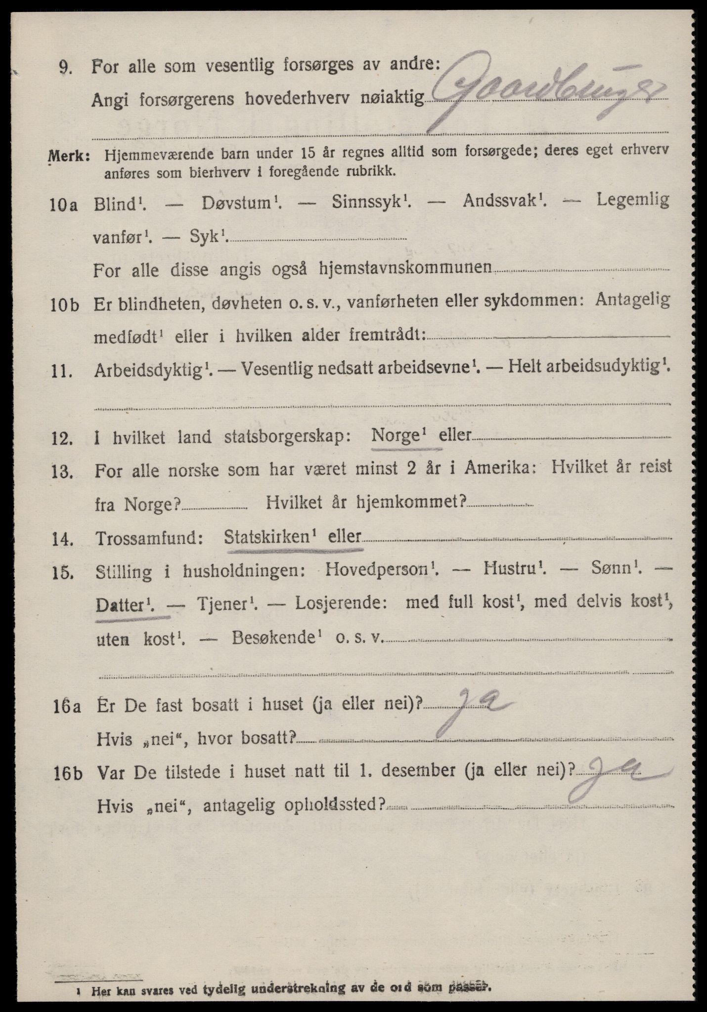 SAT, 1920 census for Ørsta, 1920, p. 4785