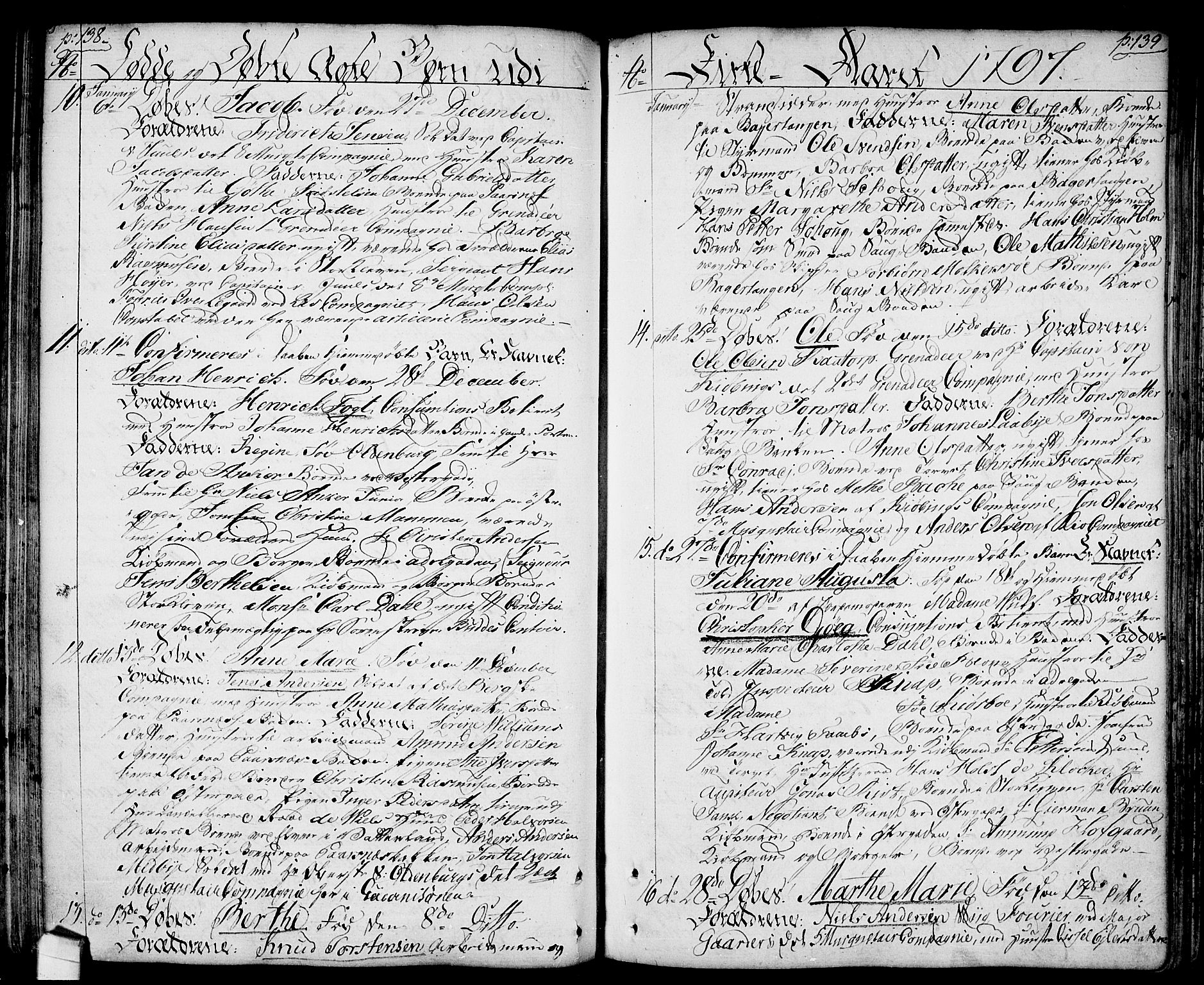Halden prestekontor Kirkebøker, SAO/A-10909/F/Fa/L0002: Parish register (official) no. I 2, 1792-1812, p. 138-139