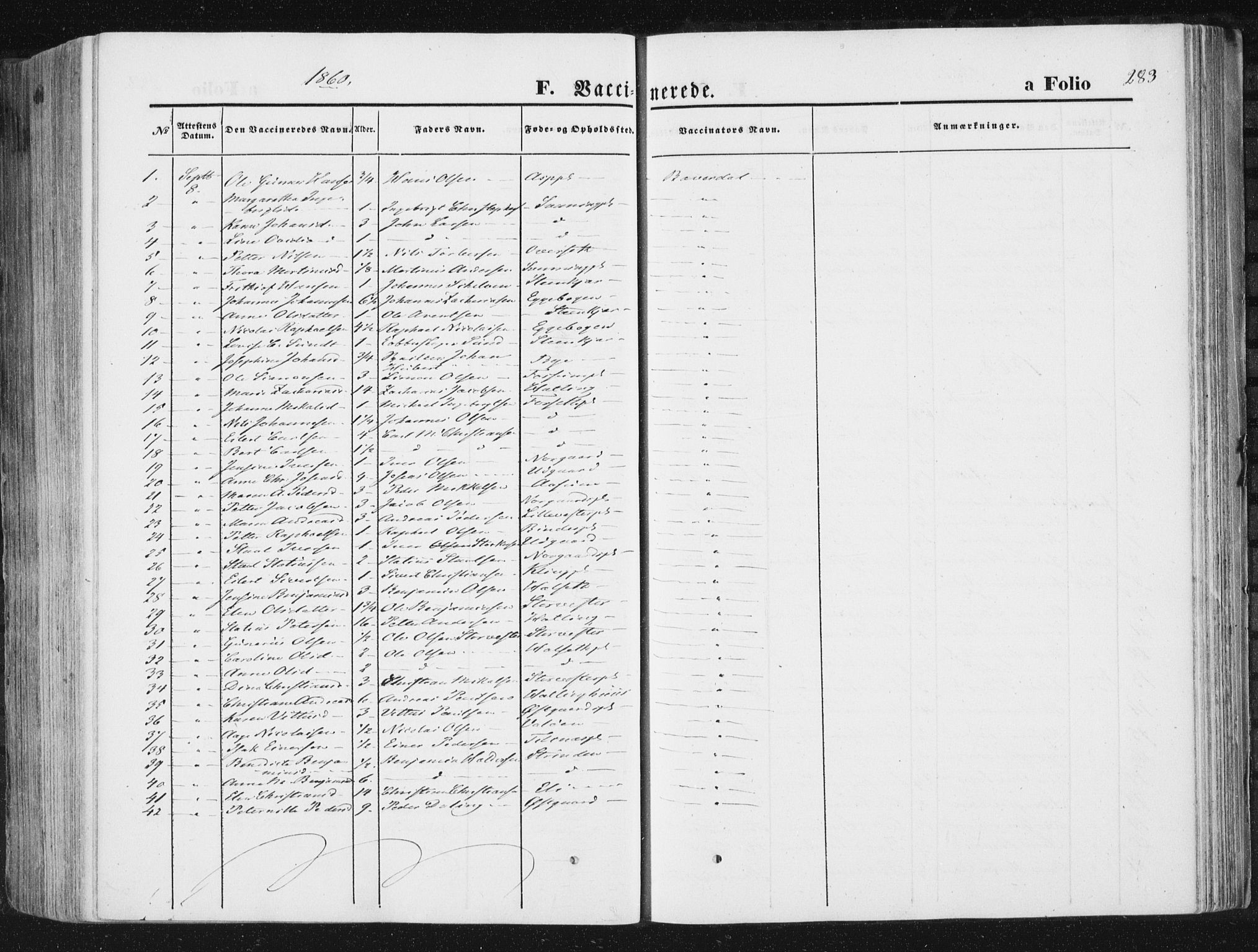 Ministerialprotokoller, klokkerbøker og fødselsregistre - Nord-Trøndelag, AV/SAT-A-1458/746/L0447: Parish register (official) no. 746A06, 1860-1877, p. 283