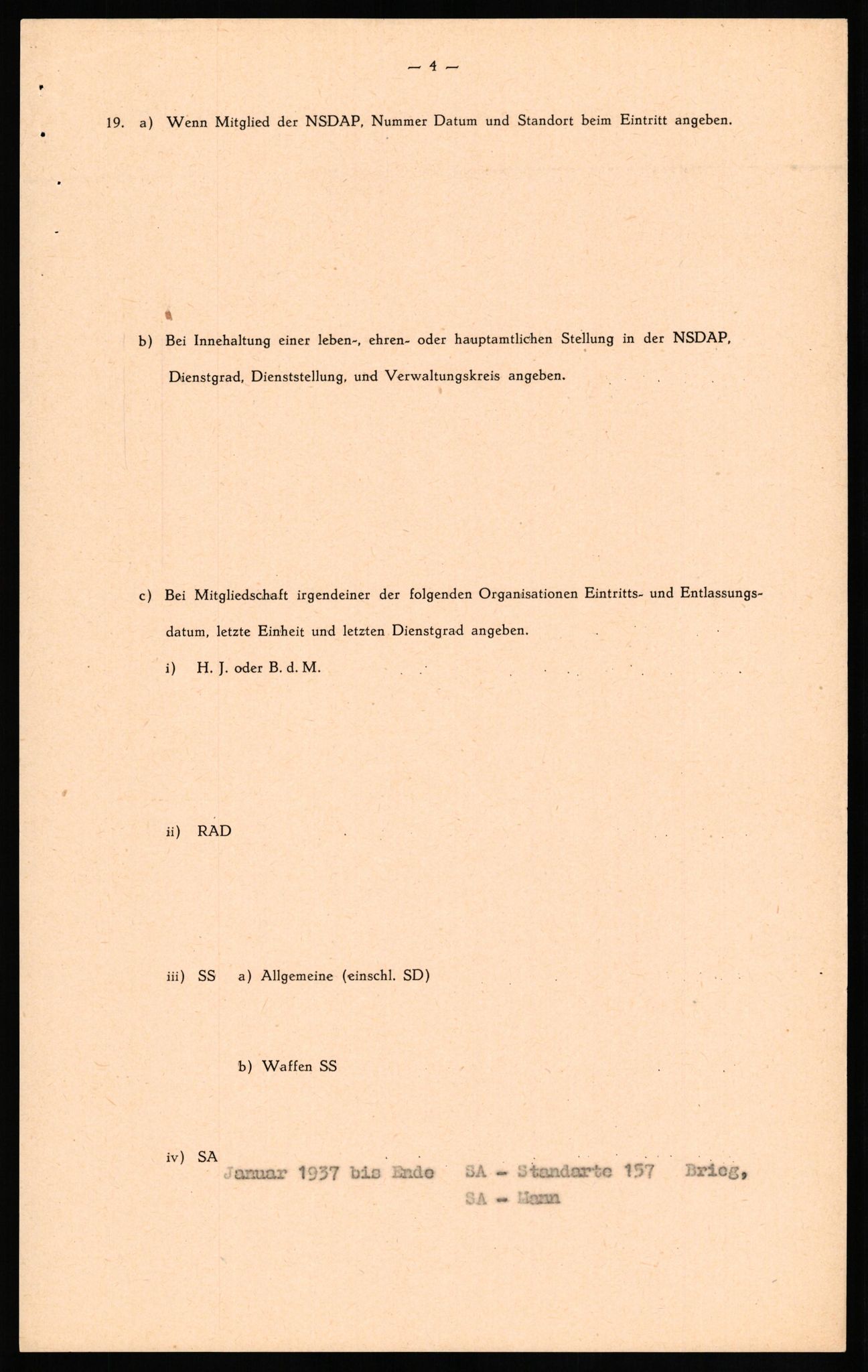 Forsvaret, Forsvarets overkommando II, AV/RA-RAFA-3915/D/Db/L0018: CI Questionaires. Tyske okkupasjonsstyrker i Norge. Tyskere., 1945-1946, p. 433