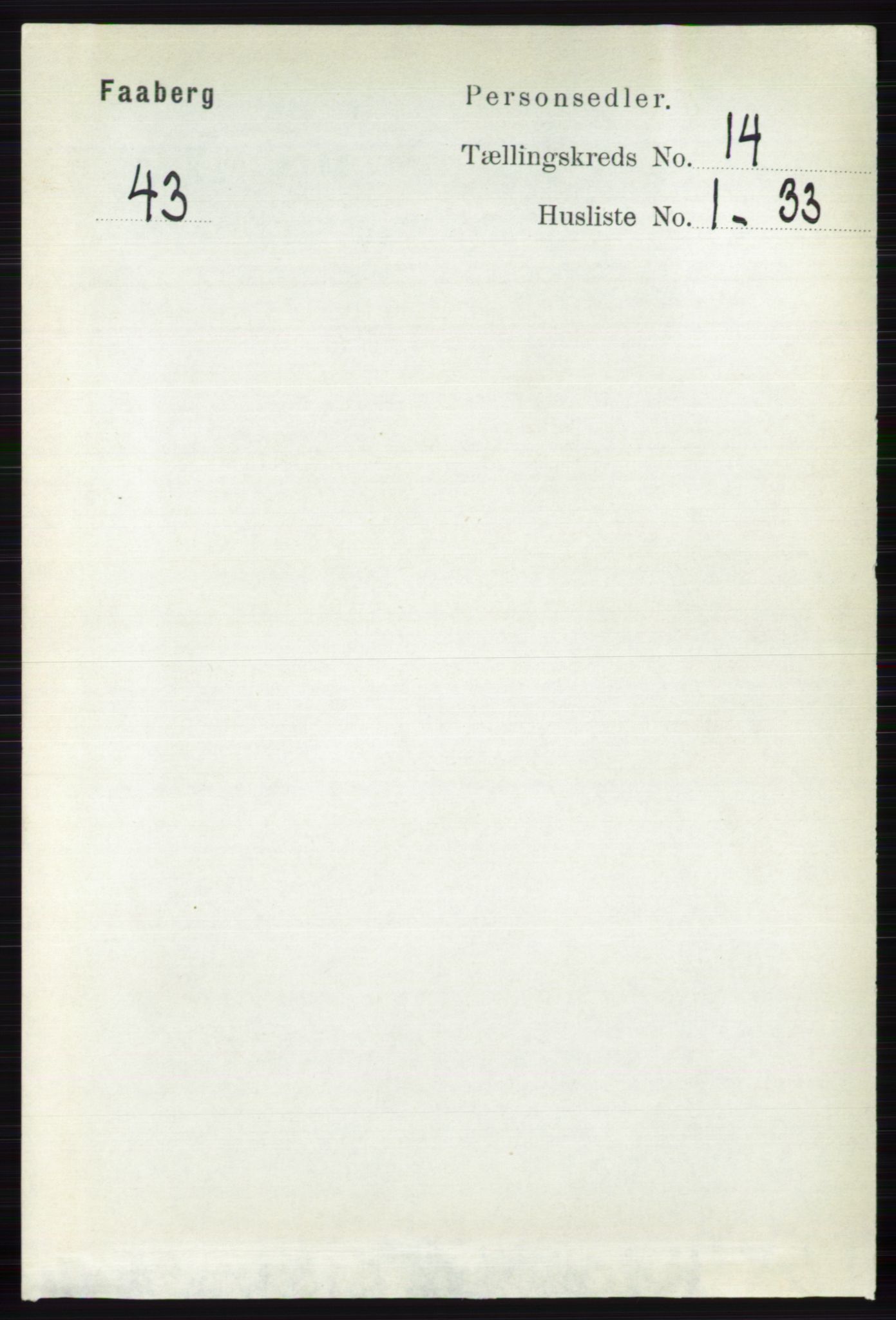 RA, 1891 census for 0524 Fåberg, 1891, p. 5657