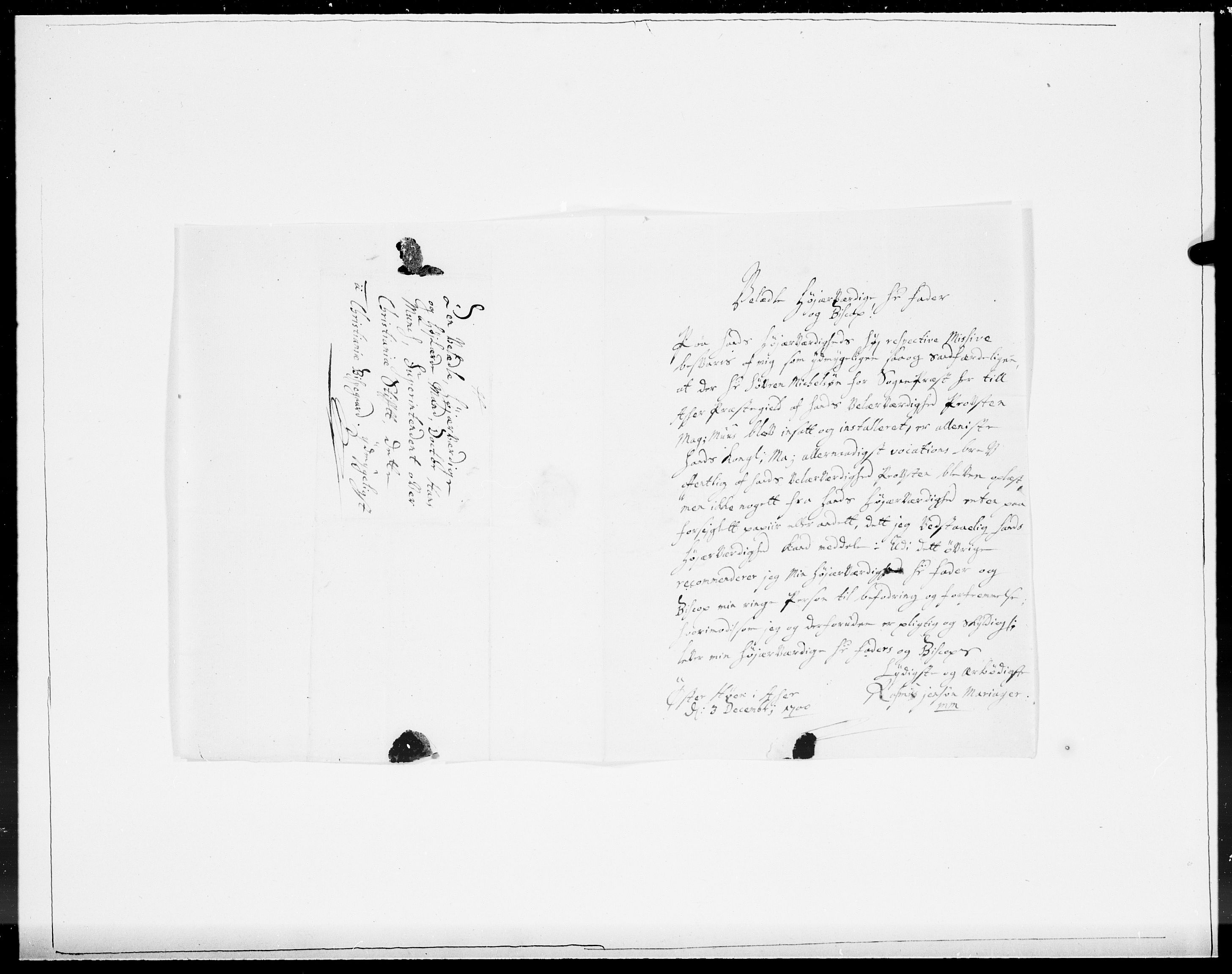 Danske Kanselli 1572-1799, AV/RA-EA-3023/F/Fc/Fcc/Fcca/L0052: Norske innlegg 1572-1799, 1701, p. 26