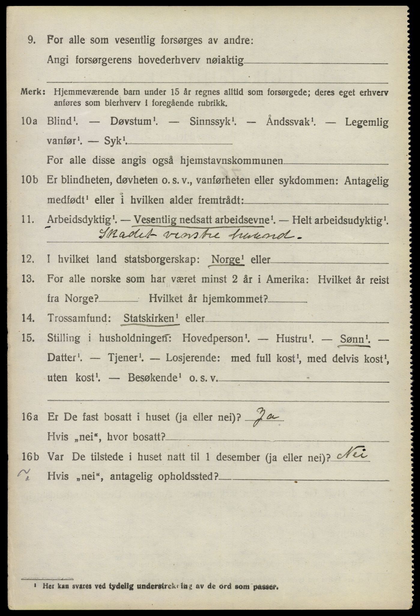 SAO, 1920 census for Enebakk, 1920, p. 6982